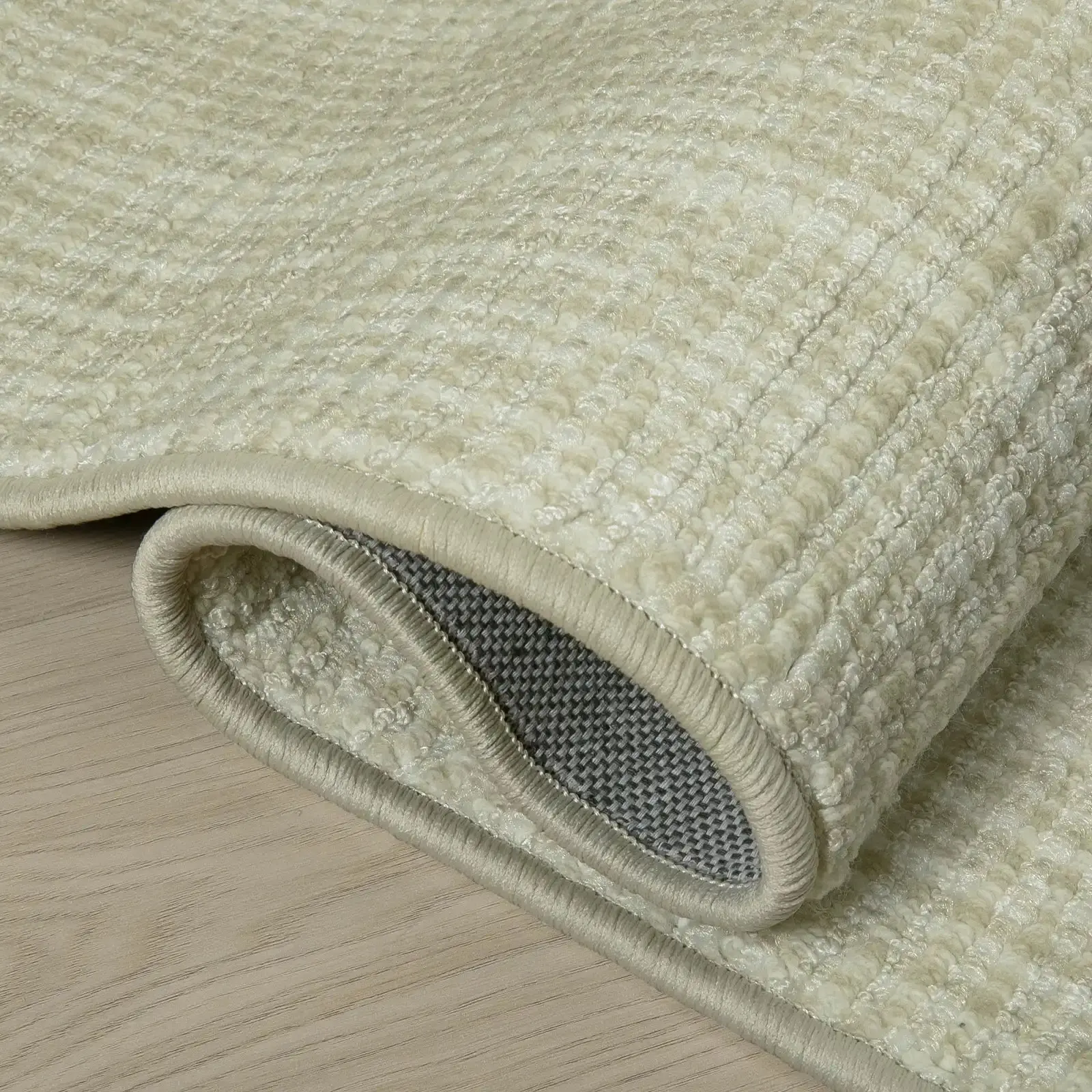 Addison Neutral Textured Wool Rug - Image 26