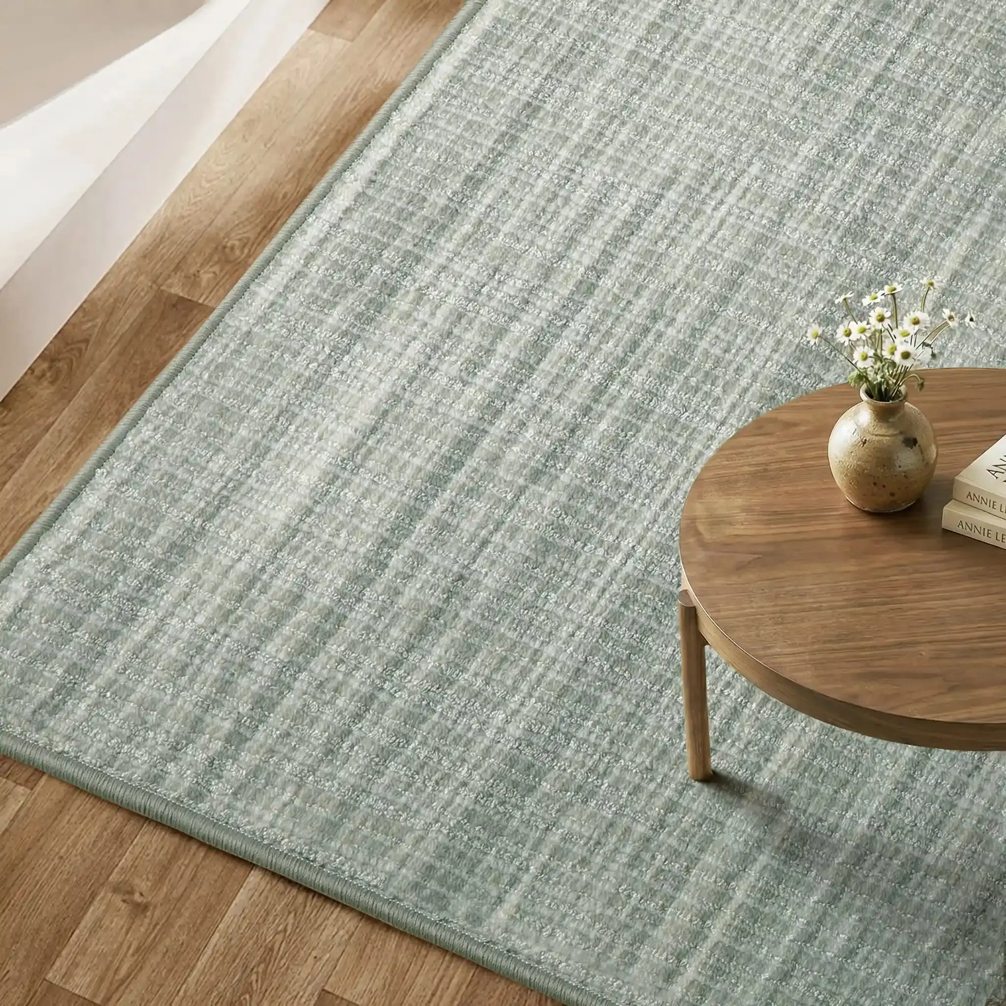 Addison Neutral Textured Wool Rug - Image 34