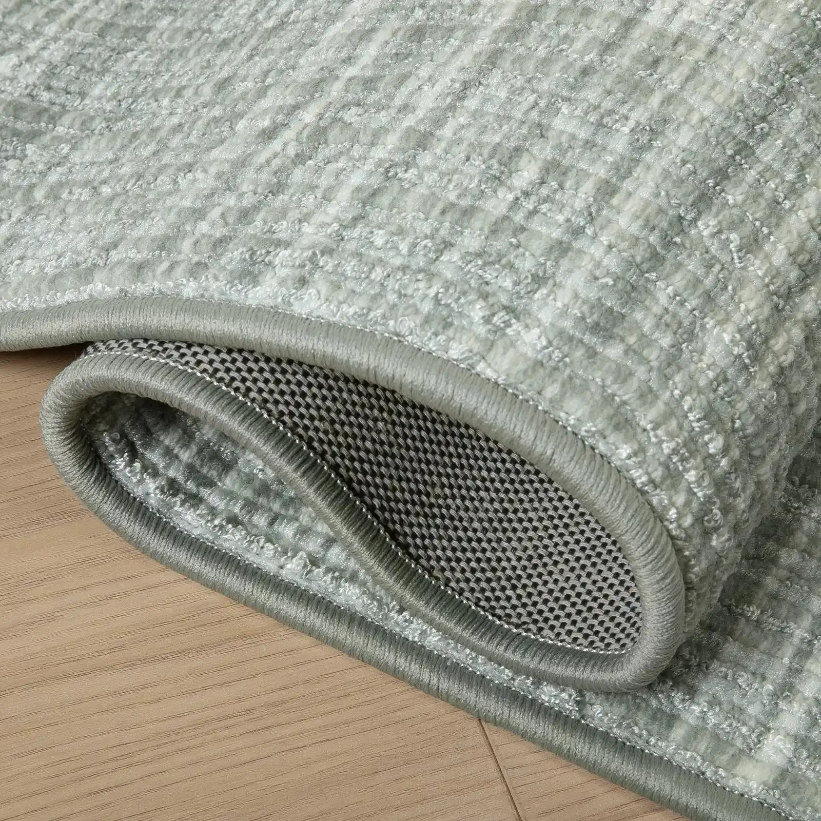 Addison Neutral Textured Wool Rug - Image 37