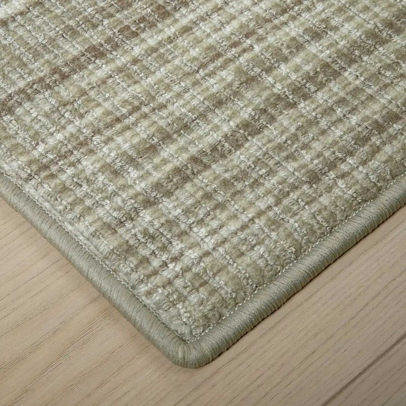 Addison Neutral Textured Wool Rug - Image 6