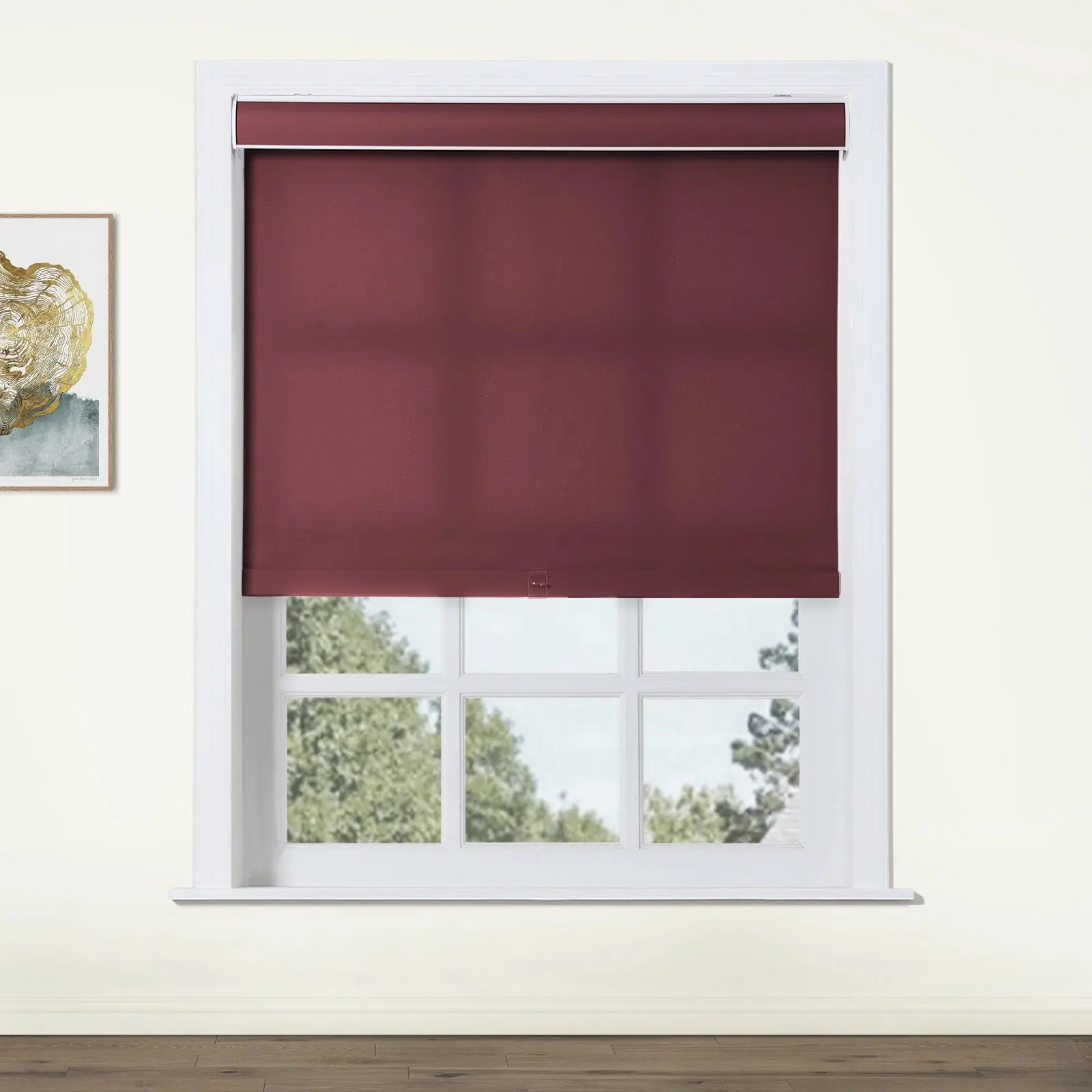Alvin Basic Room Darkening Cordless Roller Shades - Image 119