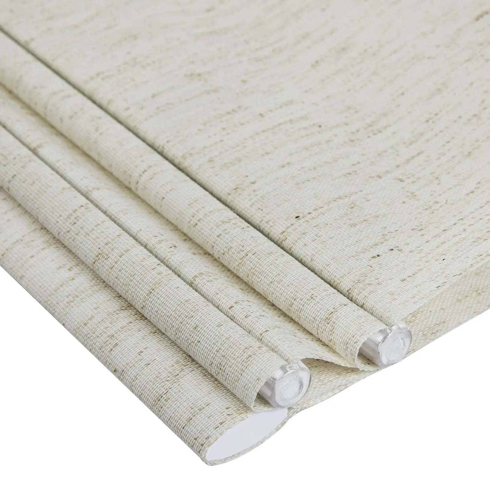 Alvin Motorized Linen Light Filtering Roman Shade - Image 8