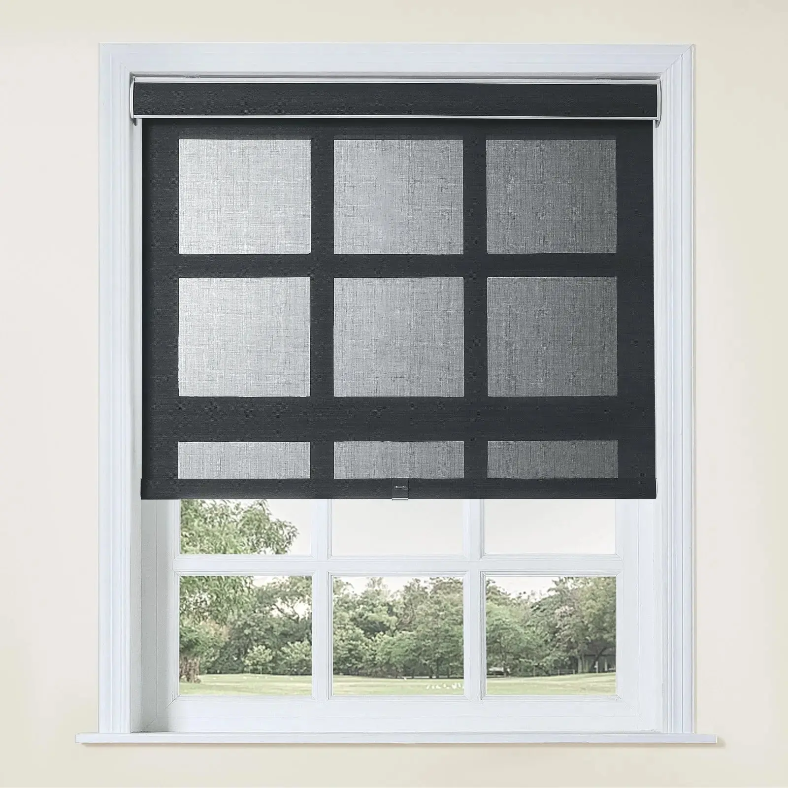 Alvin Motorized Sheer Light Filtering Roller Shade - Image 12