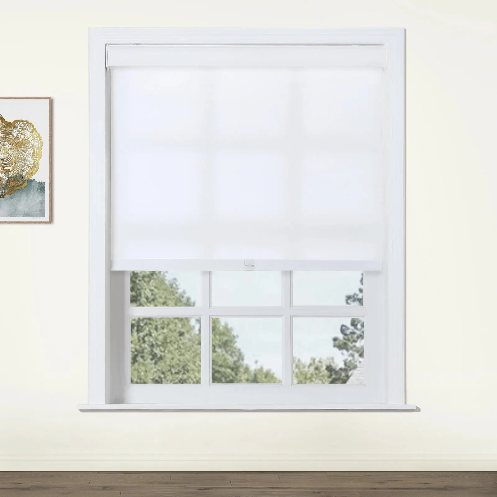 Alvin Motorized Sheer Light Filtering Roller Shade - Image 32