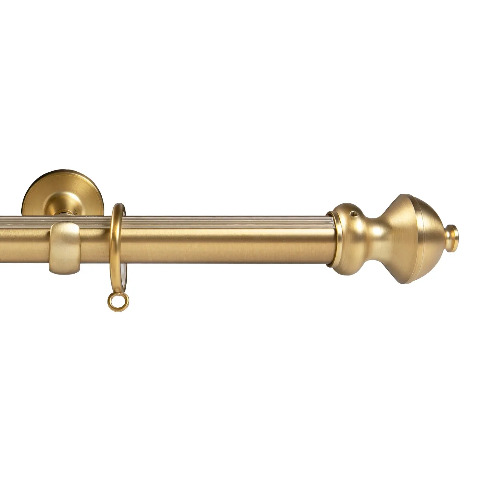 Arno Single Decorative Curtain Rod with Rings - Image 11