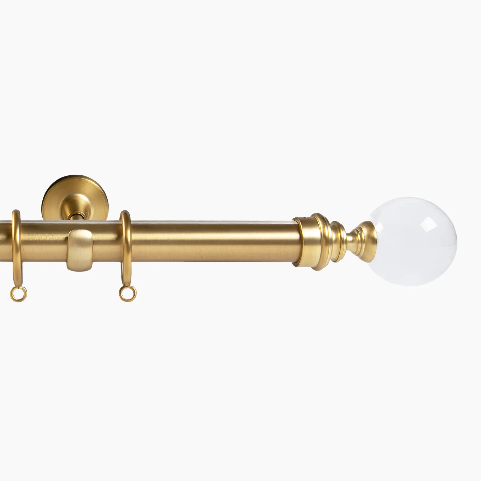 Arno Single Decorative Curtain Rod with Rings - Image 19