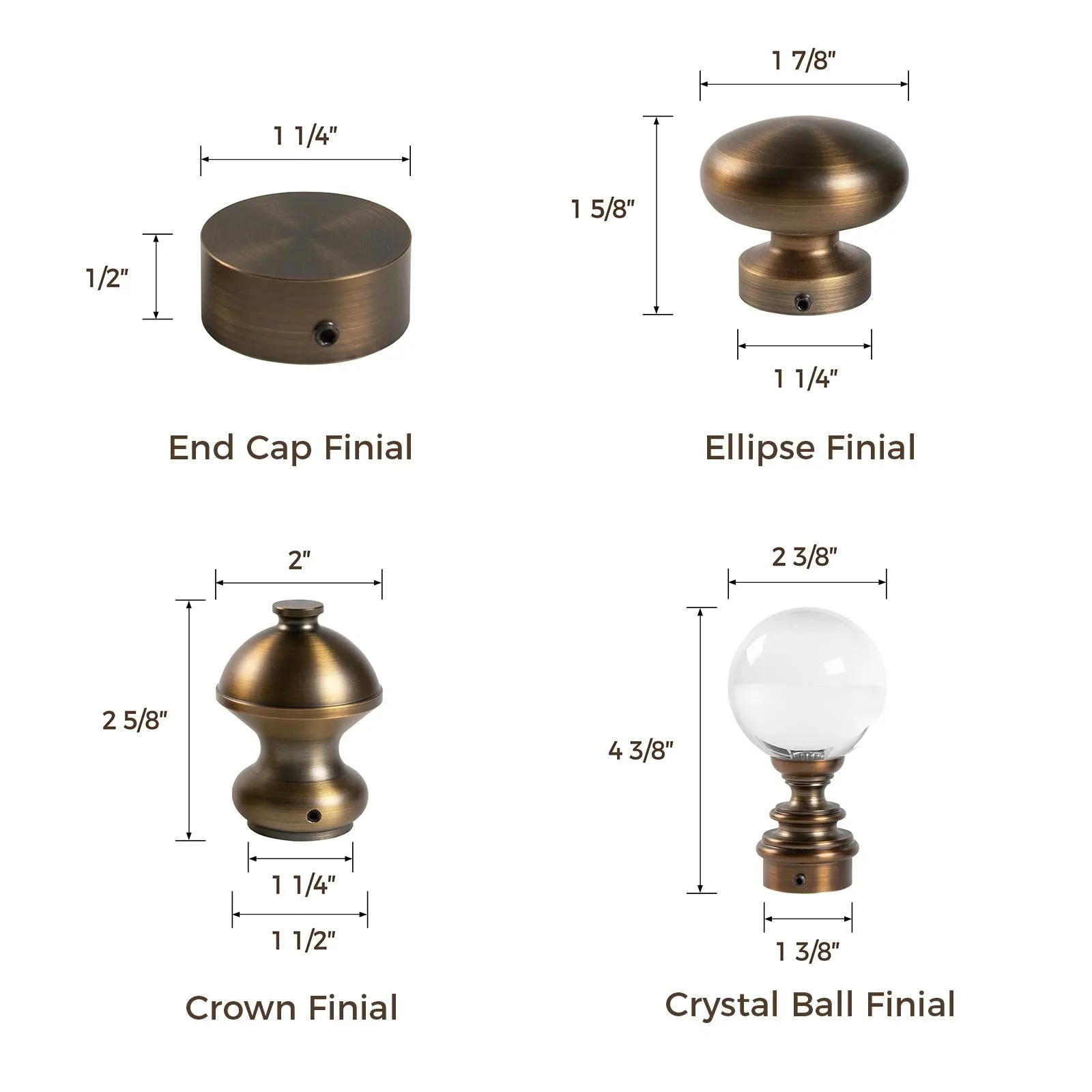 Arno Single Decorative Curtain Rod with Rings - Image 7