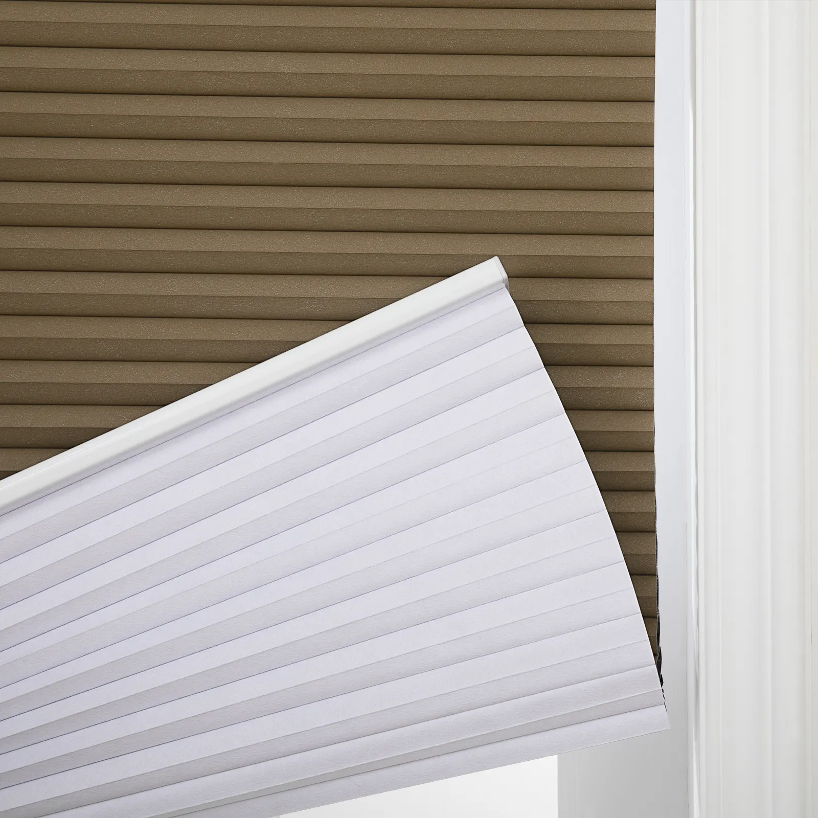 Aura No-Drill Top Down Bottom Up Blackout Cellular Window Shades Cordless - Image 41
