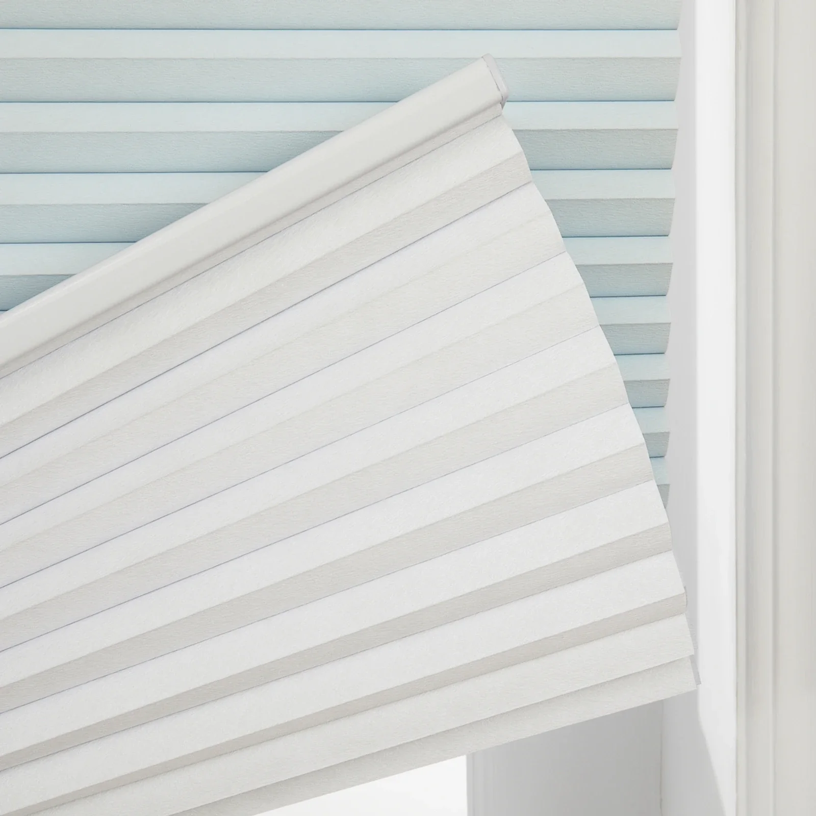 Aura No-Drill Top Down Bottom Up Blackout Cellular Window Shades Cordless - Image 8