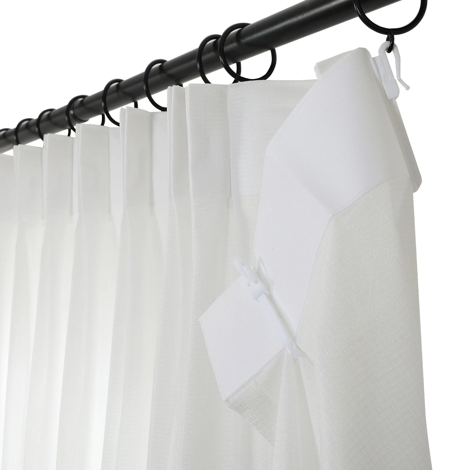 Bella Scratch Resistant Pet-Friendly Sheer Curtain Pleated - Image 5