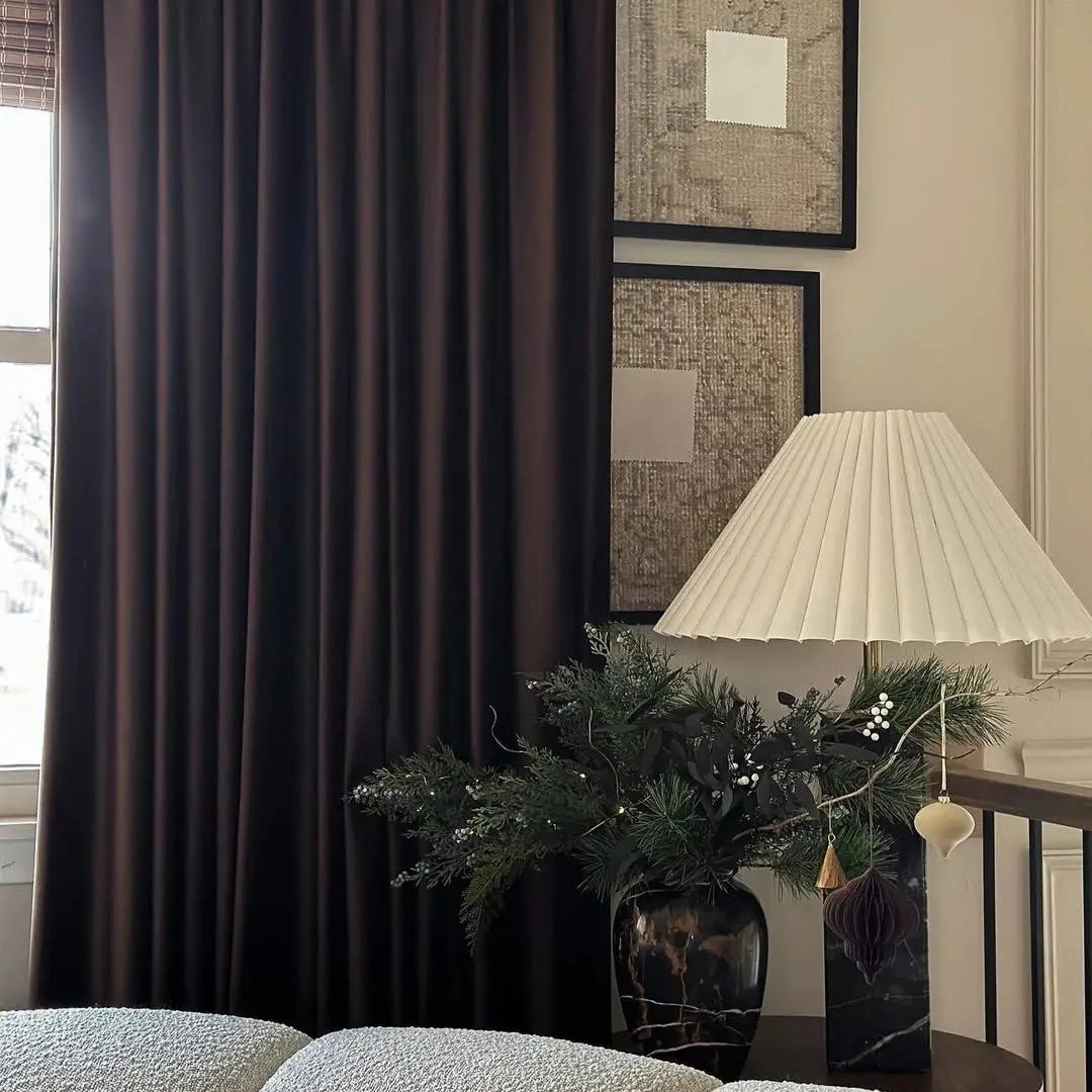 Birkin Extra Long Velvet Curtain Pleated - Image 4