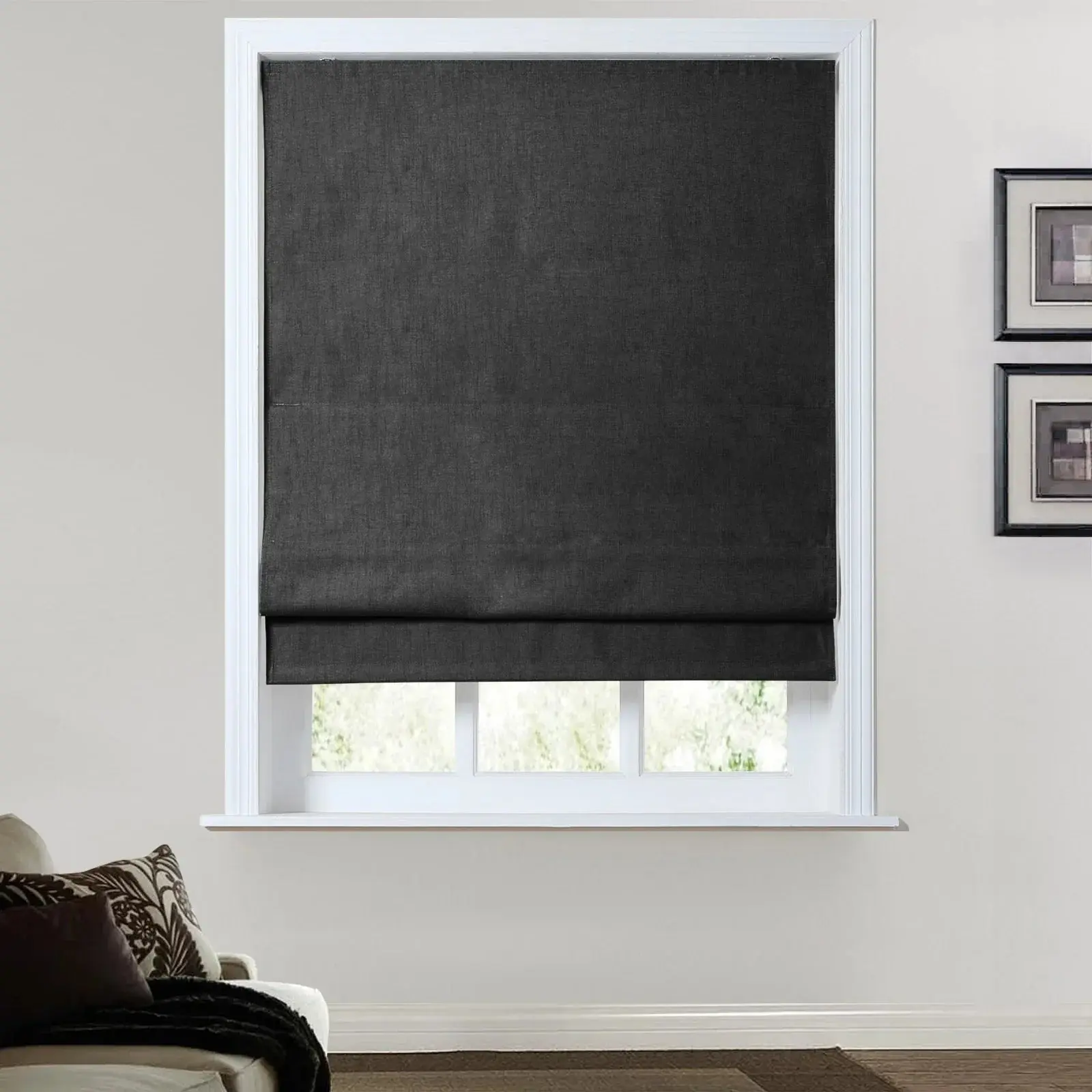 Birkin Velvet Roman Shades for Windows - Image 18