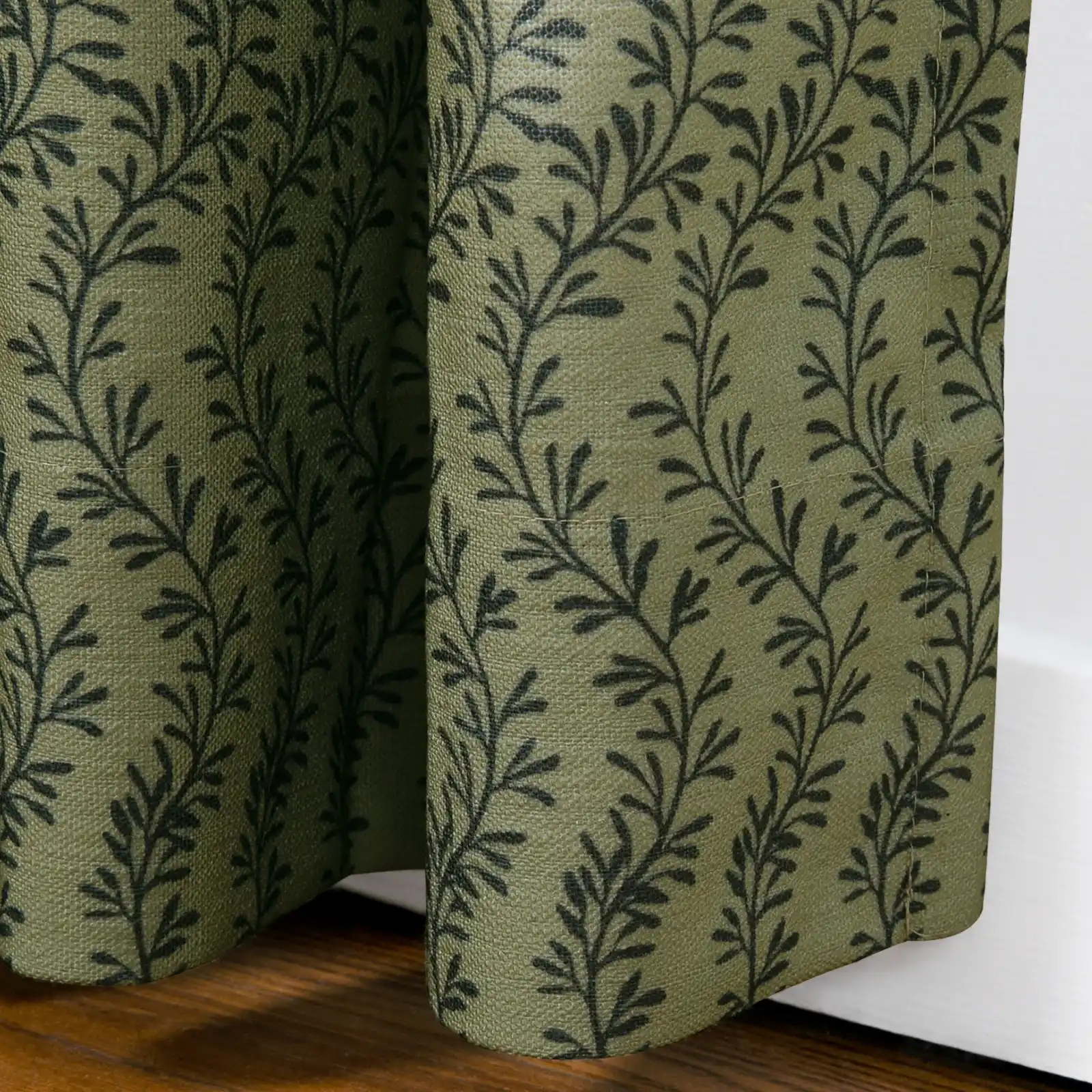 Britt Bengoechea Floral Print Linen Cotton Drapery Pleated - Image 103