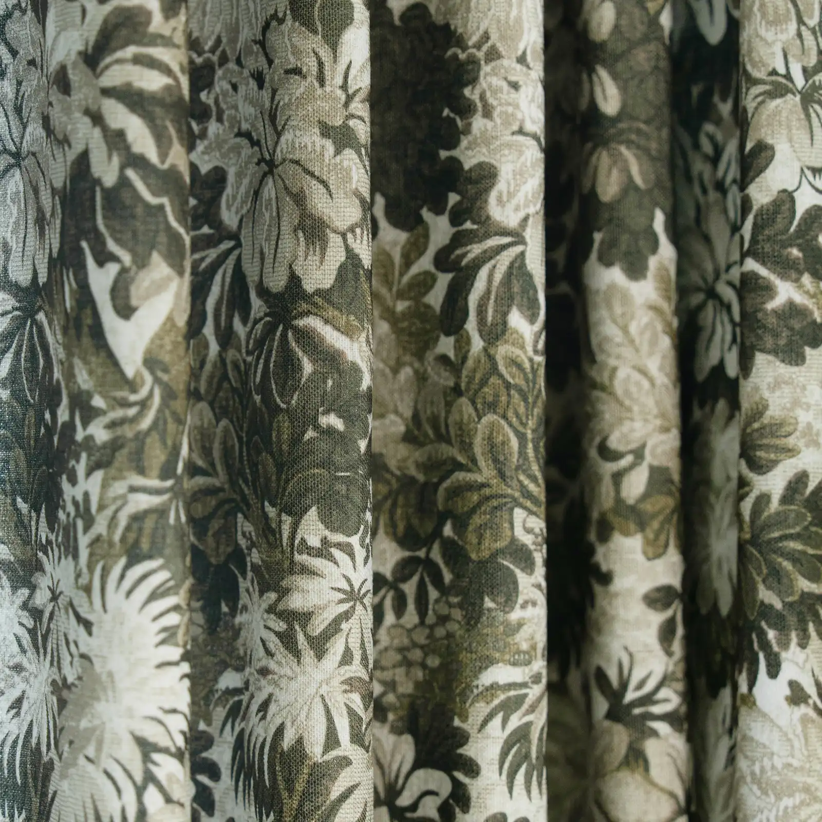 Britt Bengoechea Floral Print Linen Cotton Drapery Pleated - Image 30