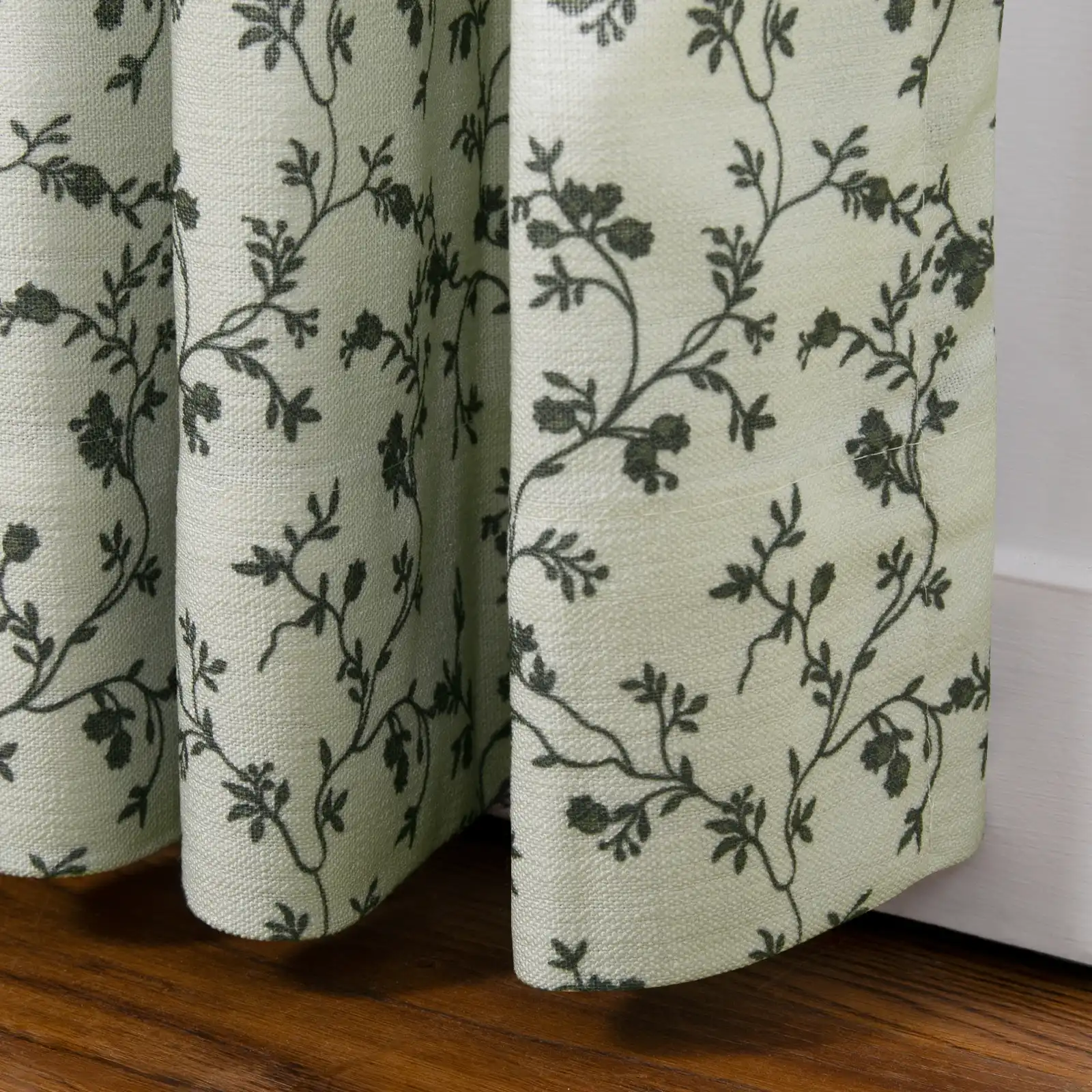 Britt Bengoechea Floral Print Linen Cotton Drapery Pleated - Image 38