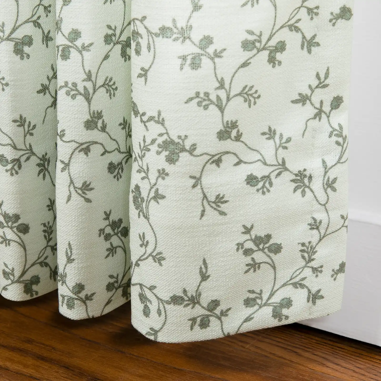 Britt Bengoechea Floral Print Linen Cotton Drapery Pleated - Image 46