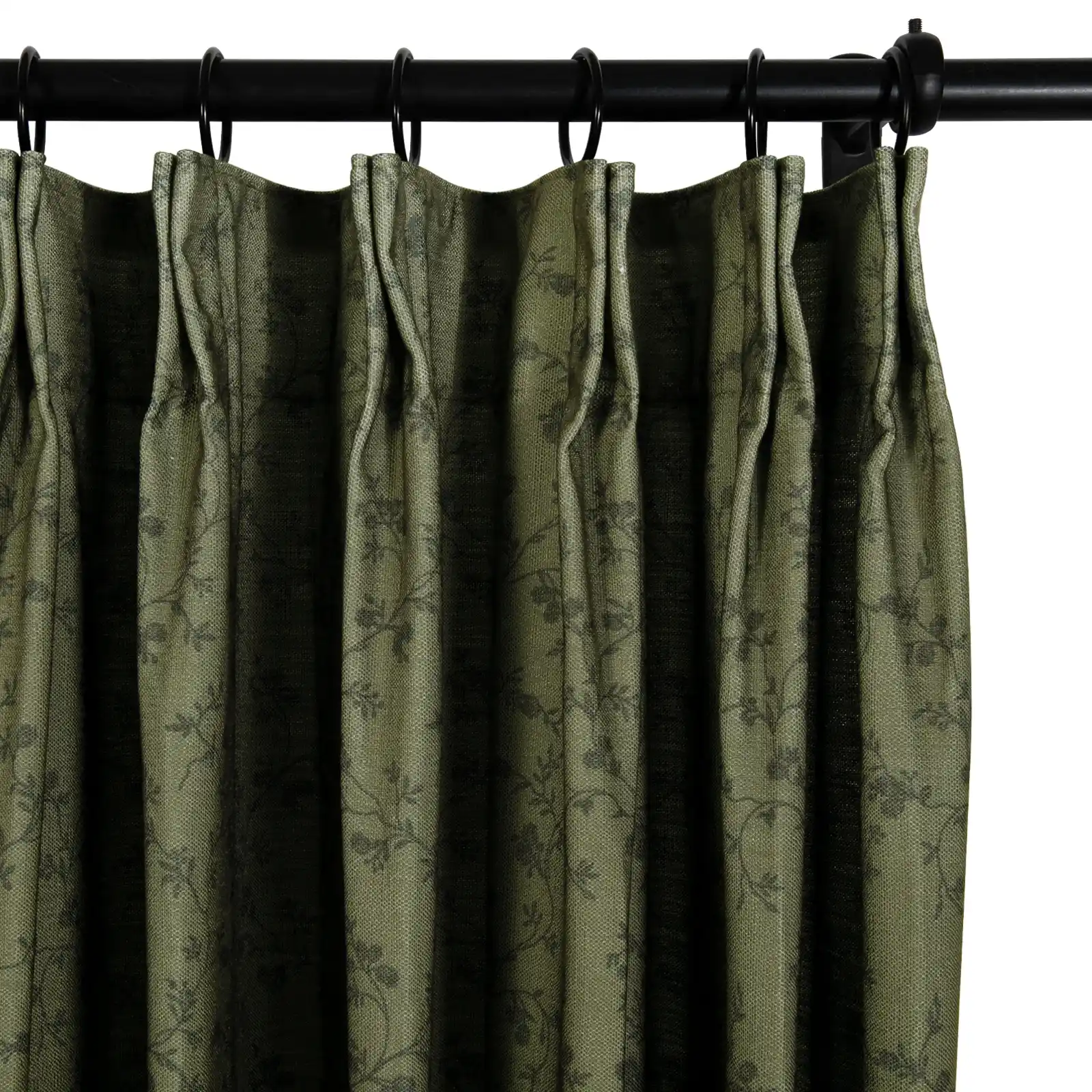 Britt Bengoechea Floral Print Linen Cotton Drapery Pleated - Image 49