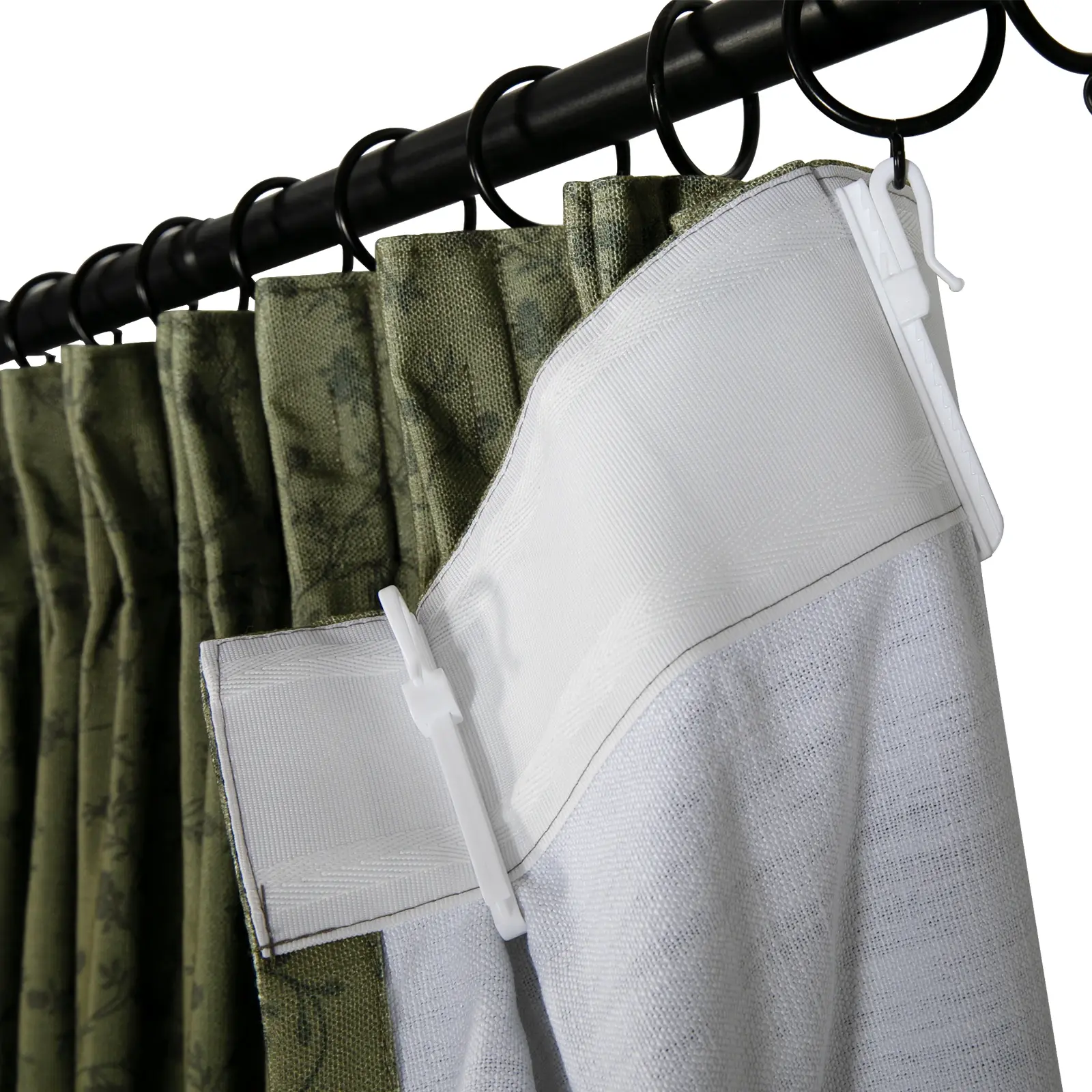 Britt Bengoechea Floral Print Linen Cotton Drapery Pleated - Image 51