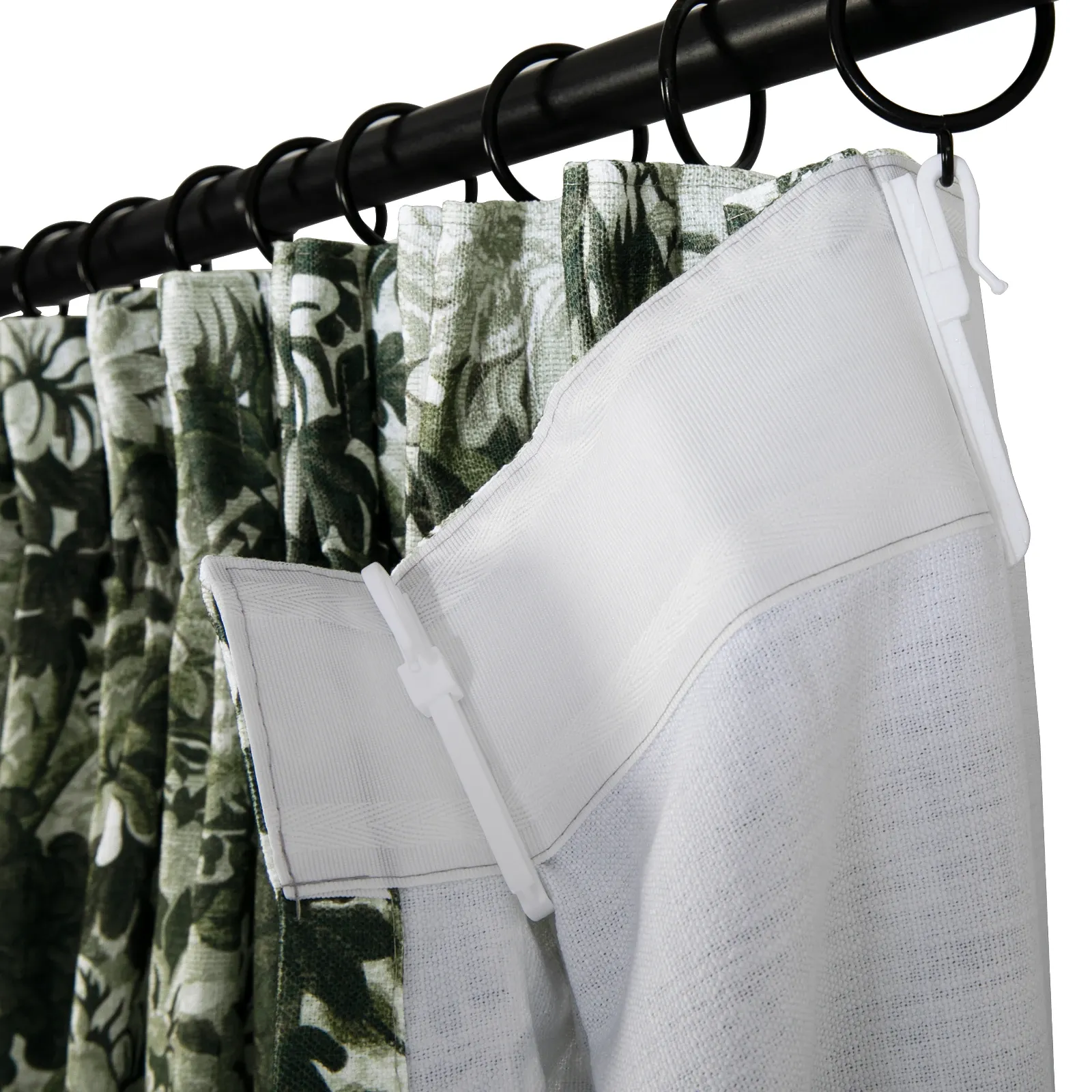 Britt Bengoechea Floral Print Linen Cotton Drapery Pleated - Image 70