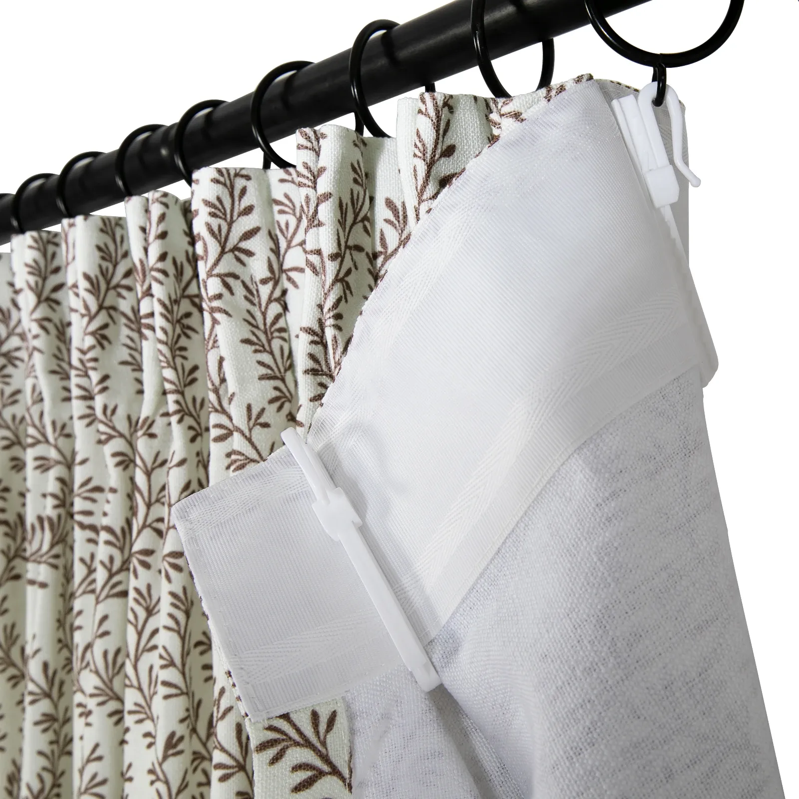 Britt Bengoechea Floral Print Linen Cotton Drapery Pleated - Image 82