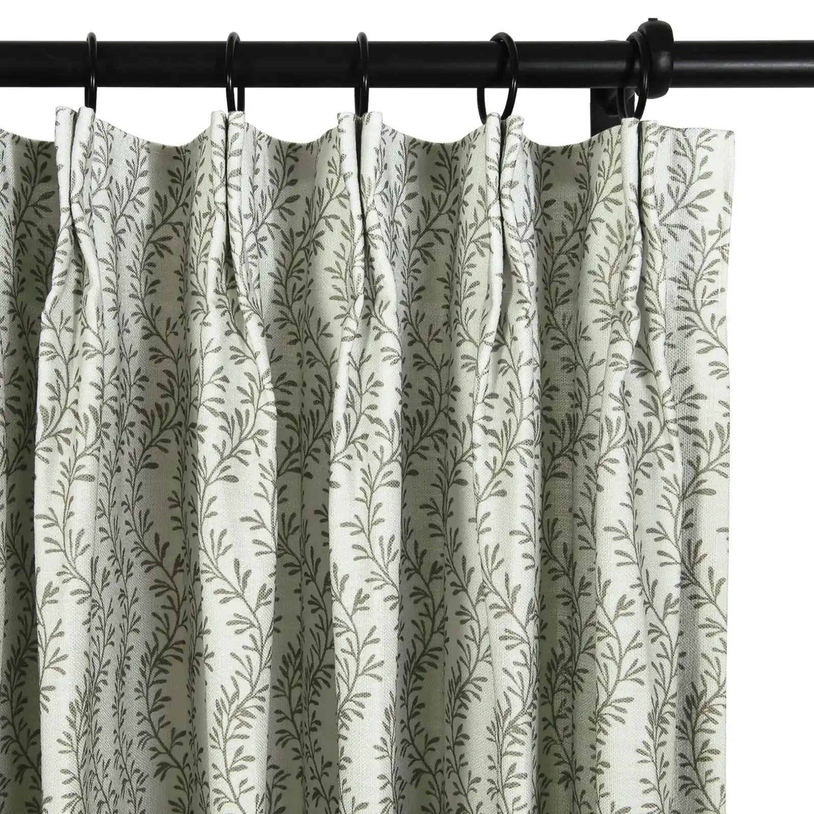 Britt Bengoechea Floral Print Linen Cotton Drapery Pleated - Image 86
