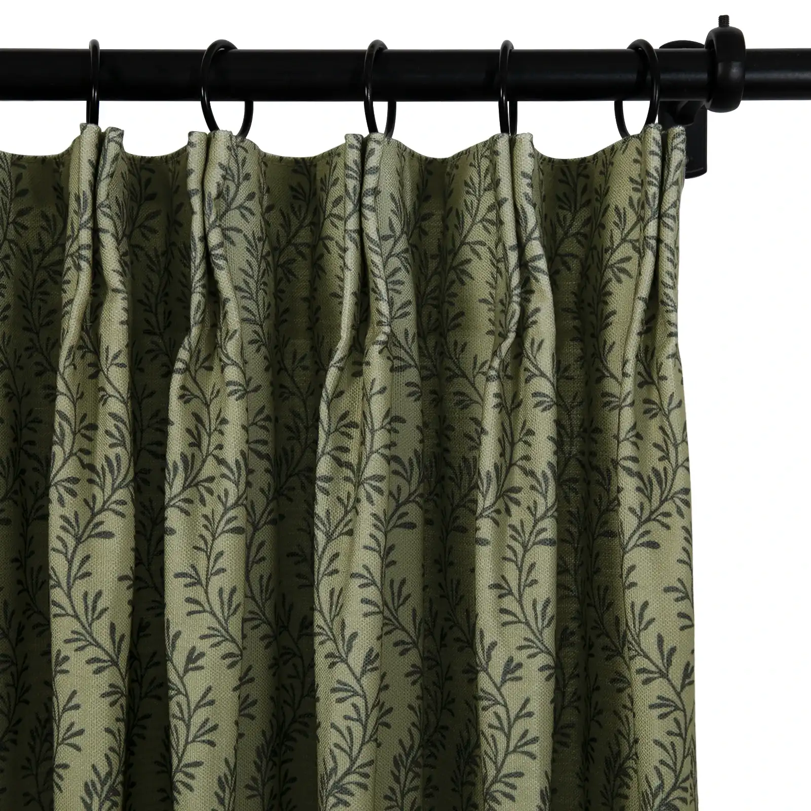 Britt Bengoechea Floral Print Linen Cotton Drapery Pleated - Image 99