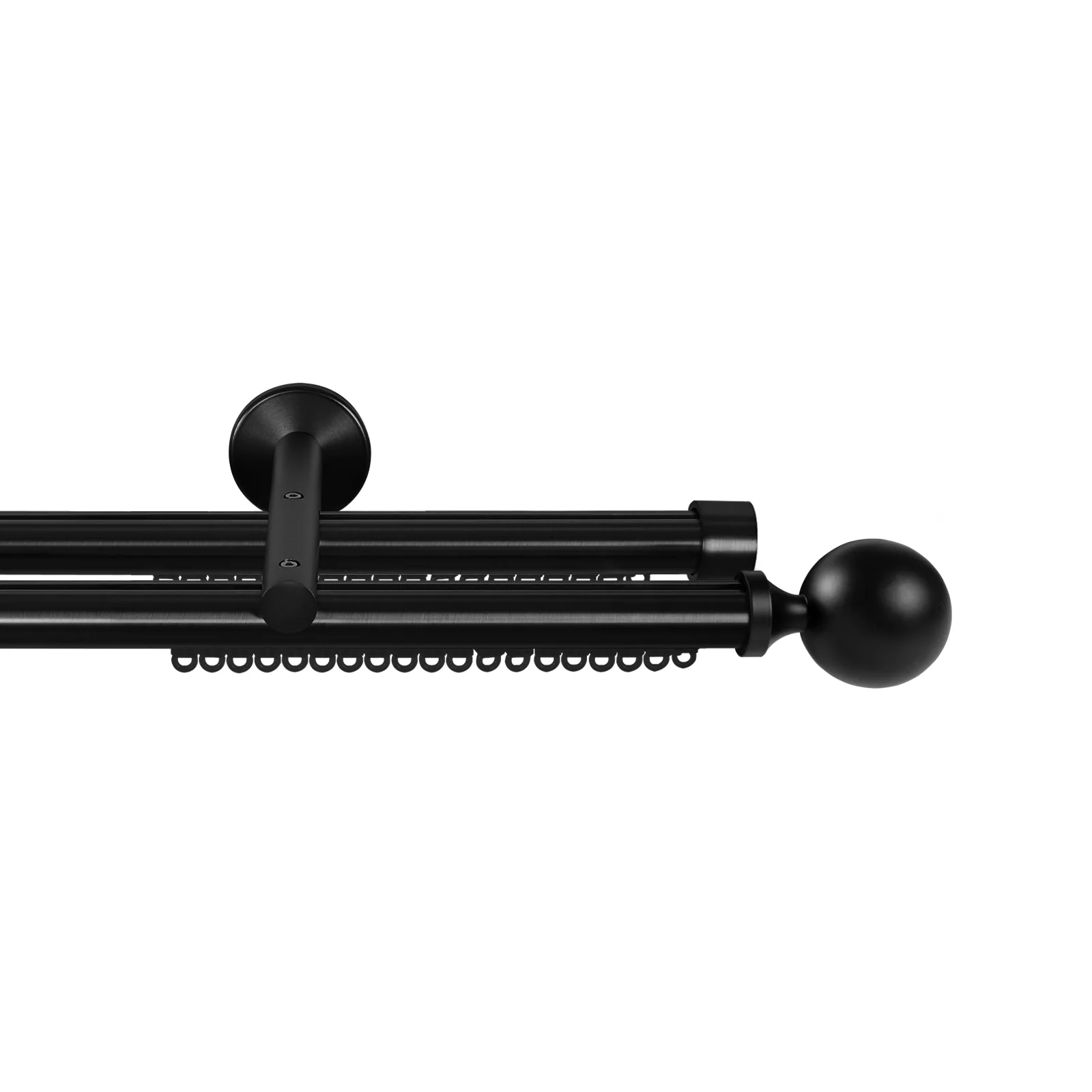 Cato Double Decorative Traverse Curtain Rod - Image 8