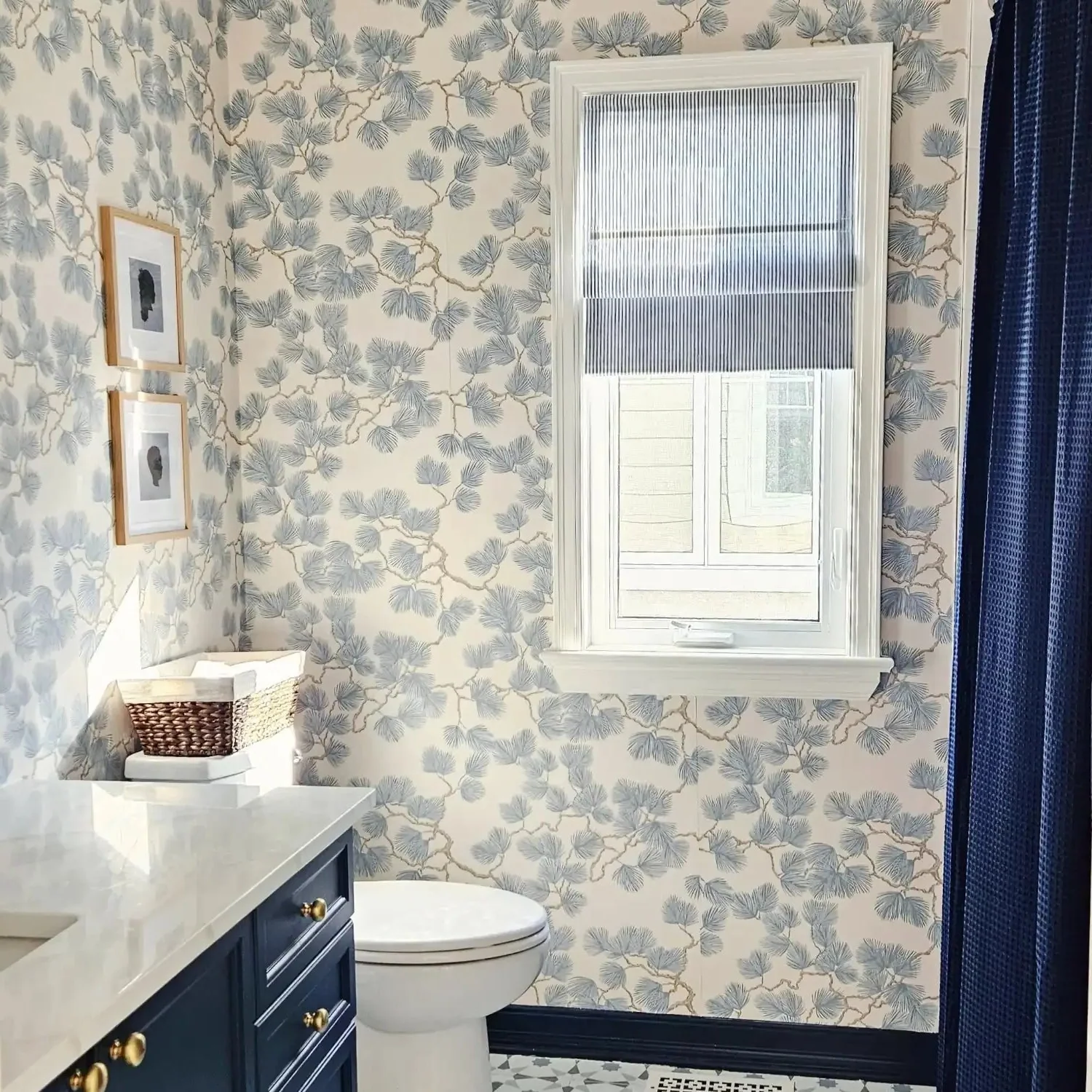 Celia Patterned Roman Shade Cordless - Image 8