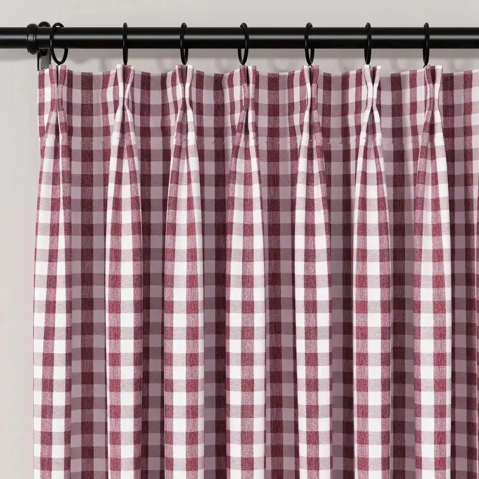 Celia Striped Plaid Cafe Curtain - Image 68