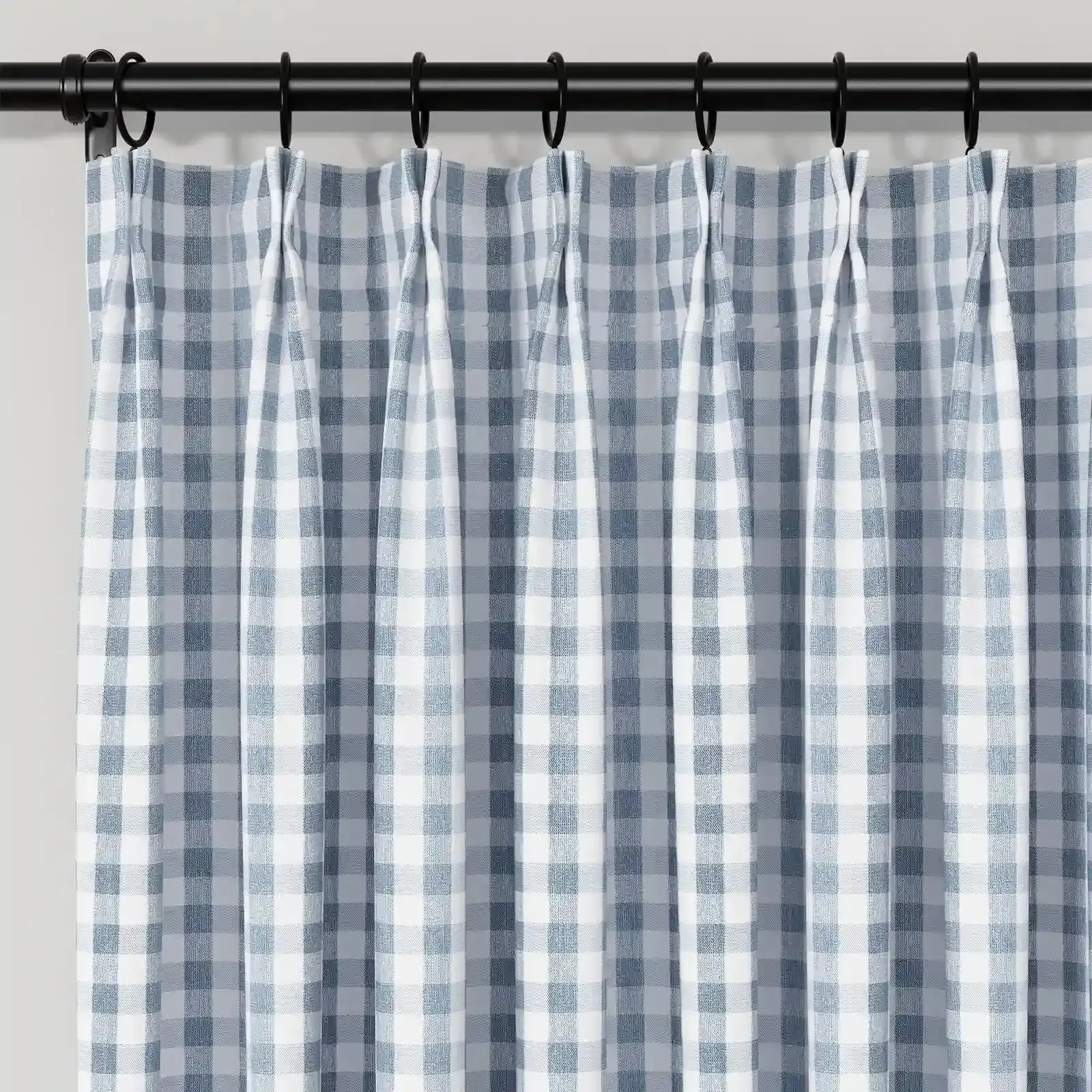 Celia Striped Plaid Cafe Curtain - Image 50