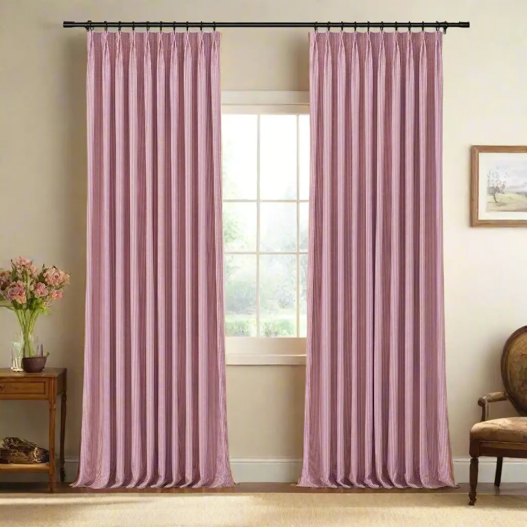 Celia Striped Plaid Curtain - Image 20
