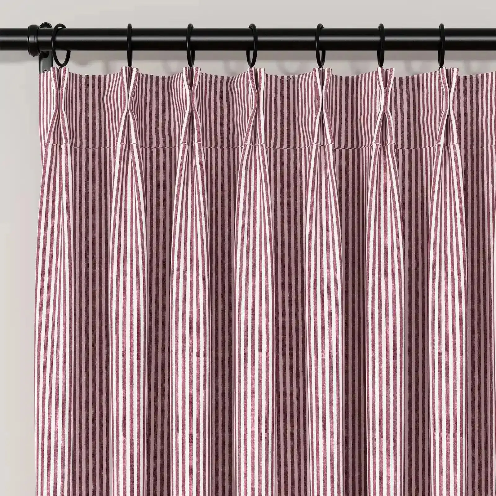 Celia Striped Plaid Cafe Curtain - Image 65