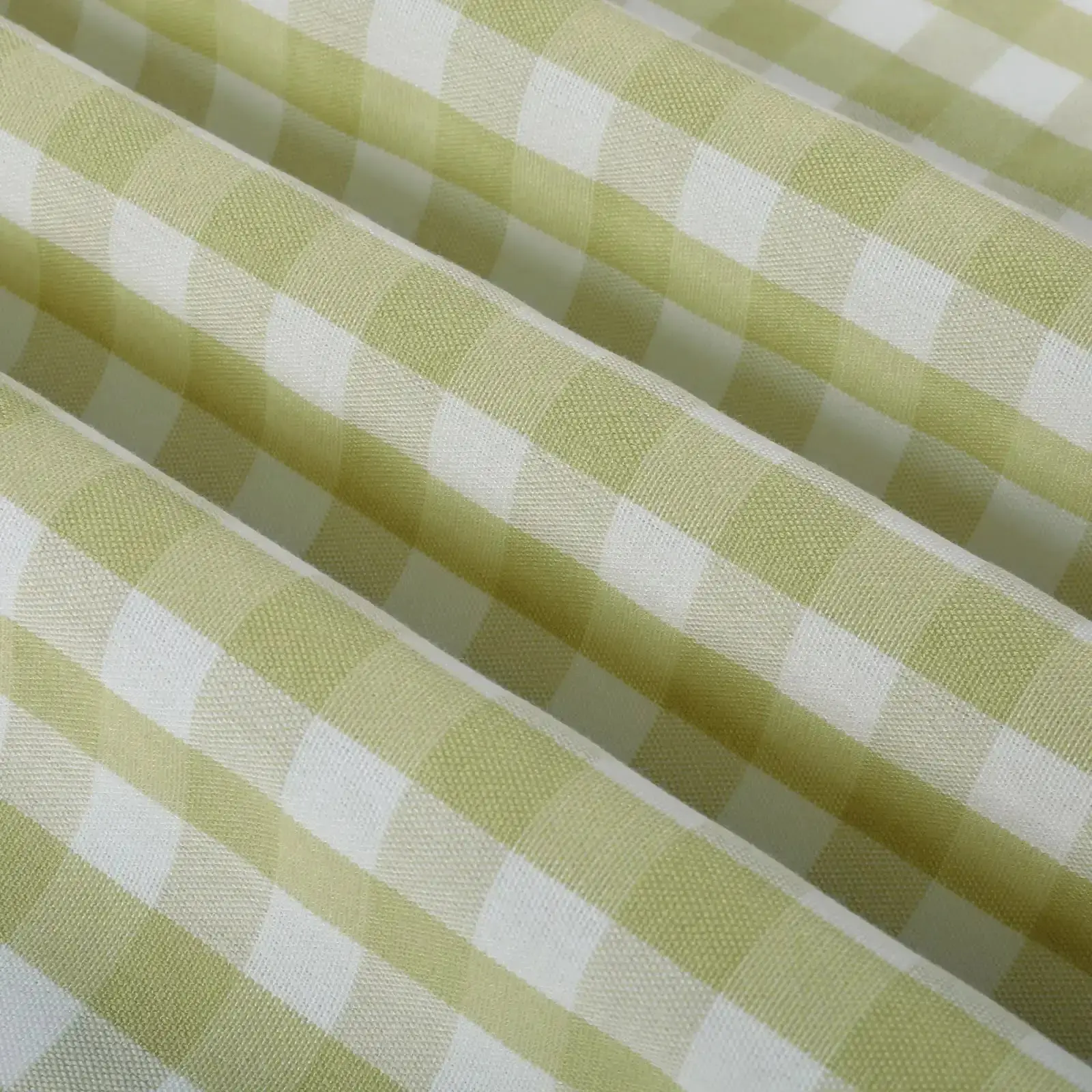 Celia Striped Plaid Cafe Curtain - Image 86