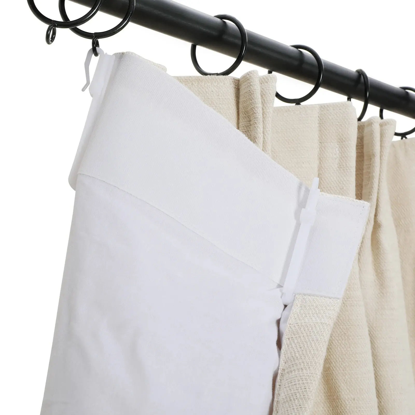 Cotton Blend Drapery Pleated | Cloe - Image 99