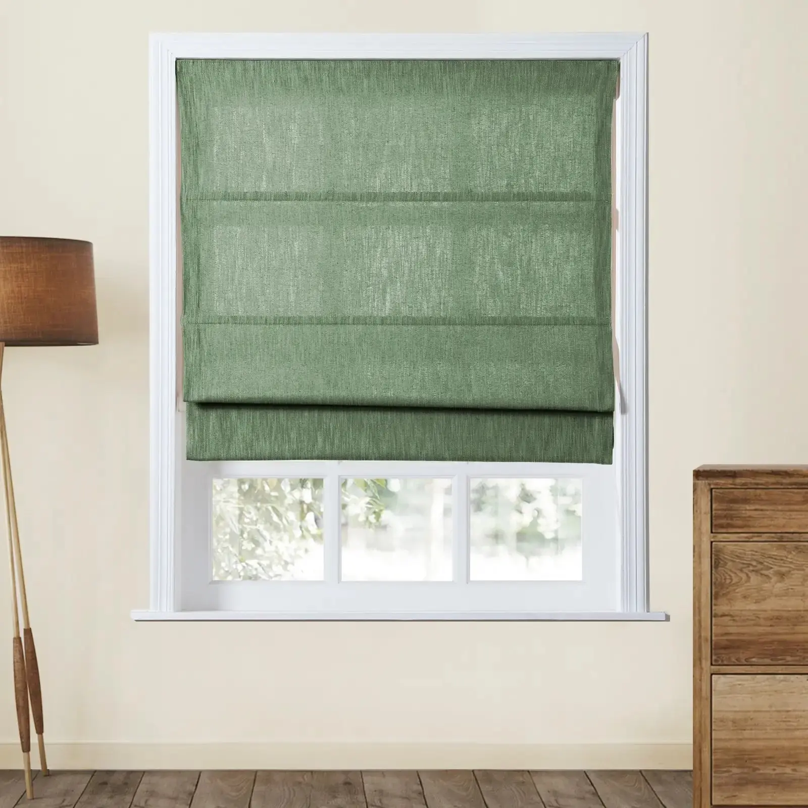Cloe Cotton Blend Cordless Roman Shade - Image 30