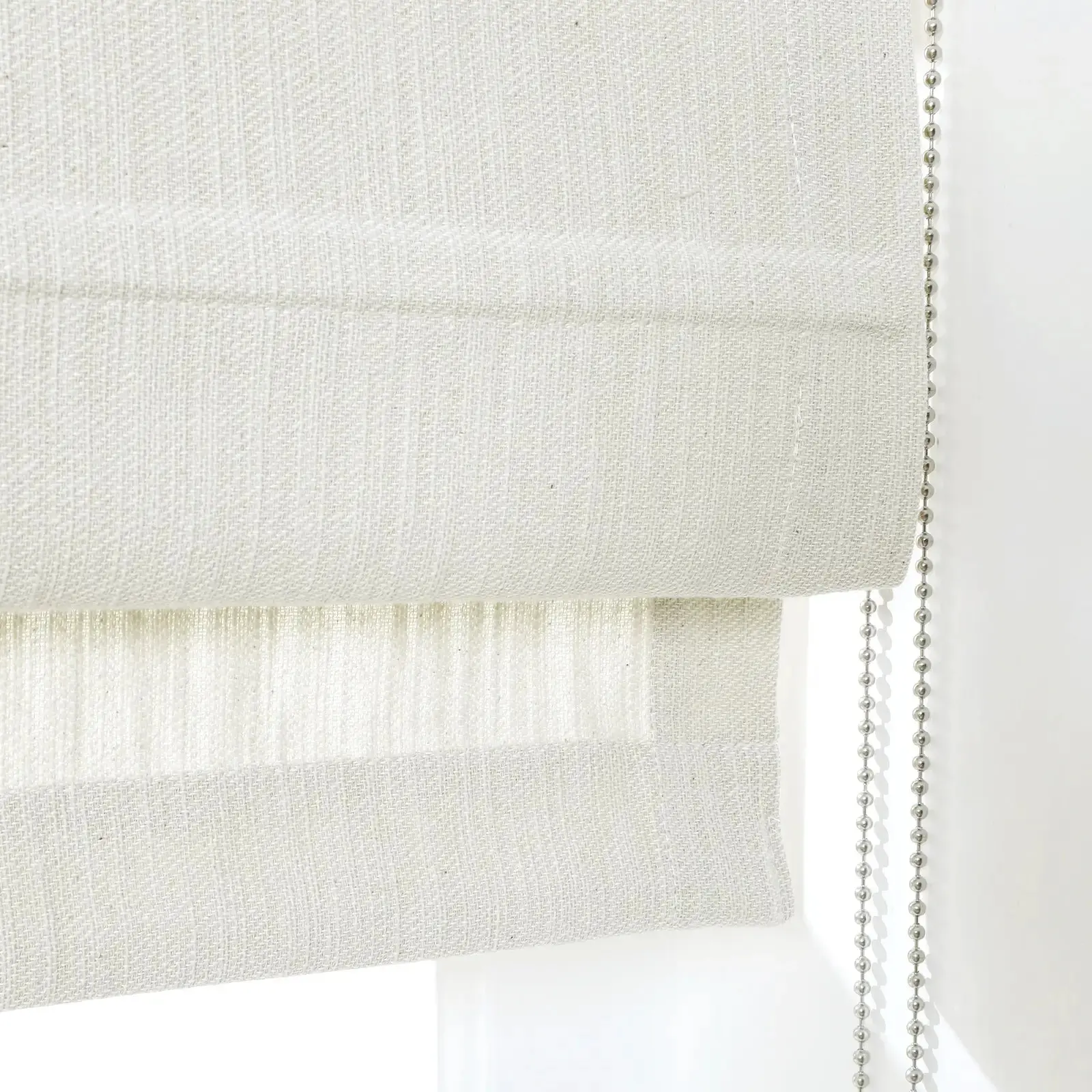 Cloe Cotton Blend Roman Shade Cord Lift - Image 5