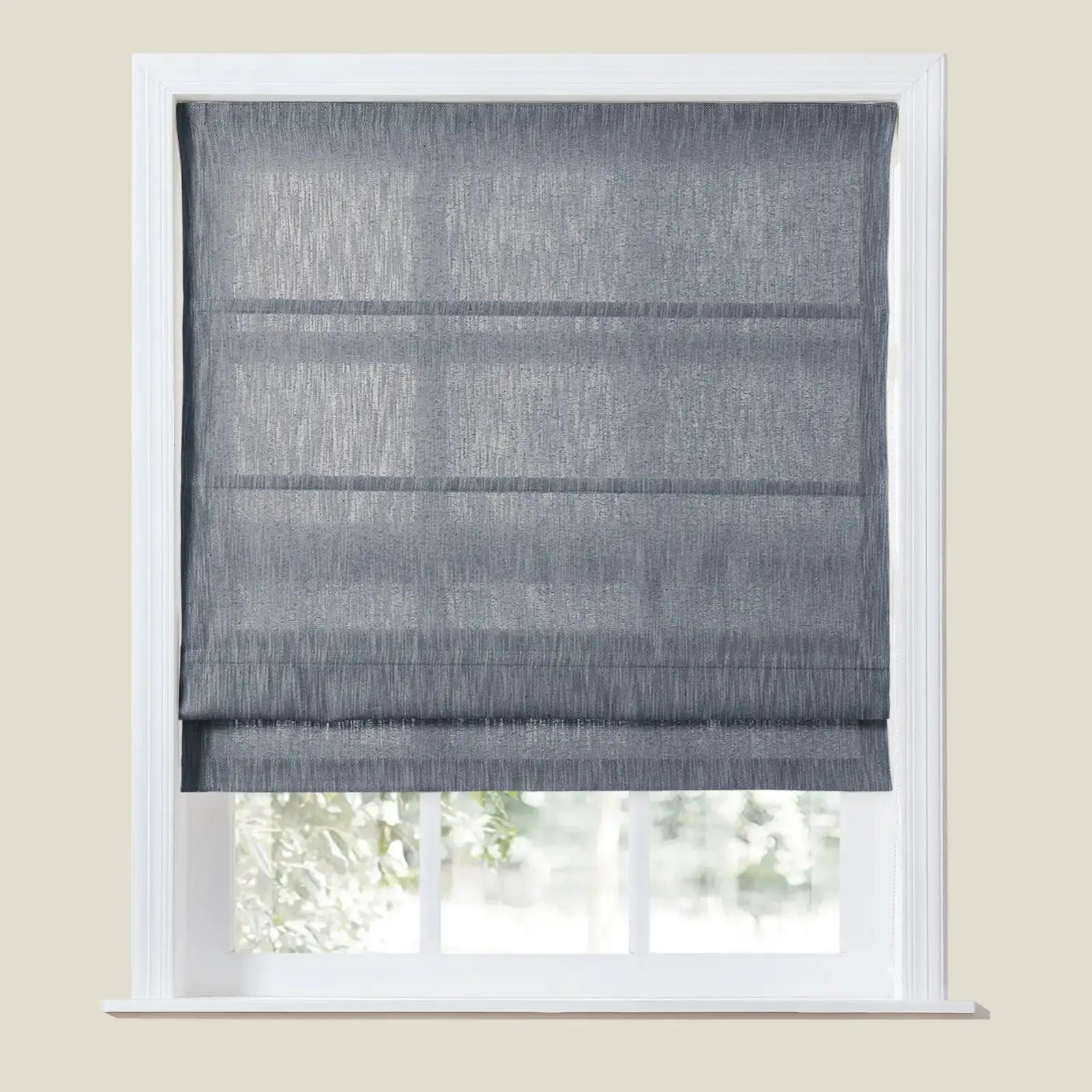 Cloe Cotton Blend Roman Shade Cord Lift - Image 9