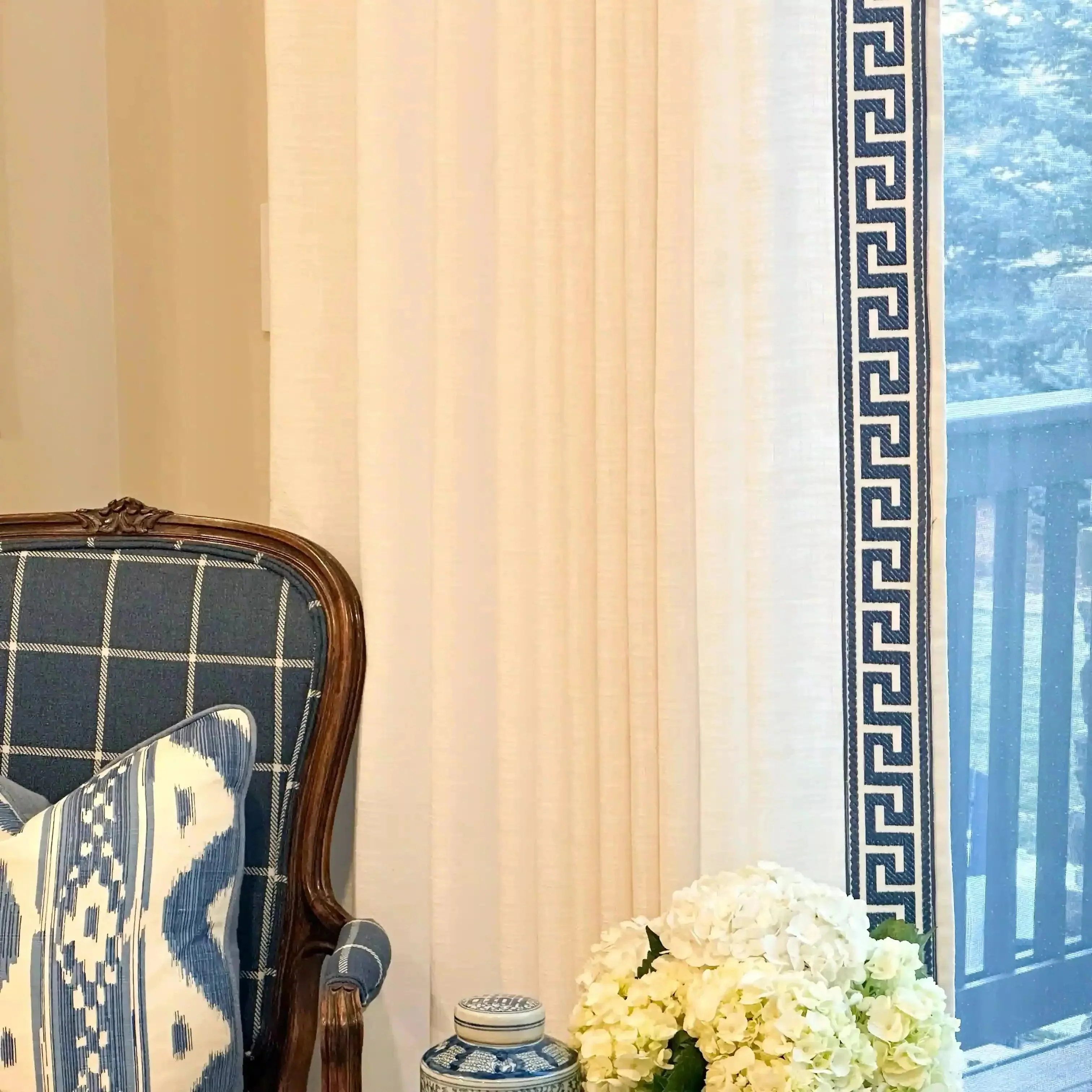 Custom Curtains with Trim Border(Sold per Pair) - Image 15