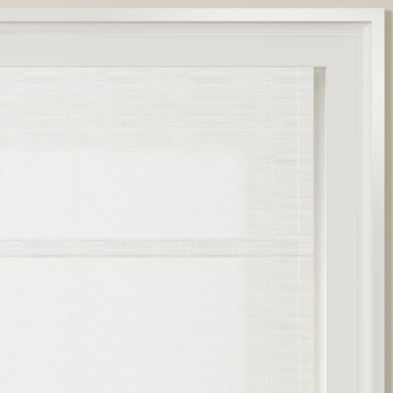 Custom Fan Roman Shades Cord Lift - Image 2