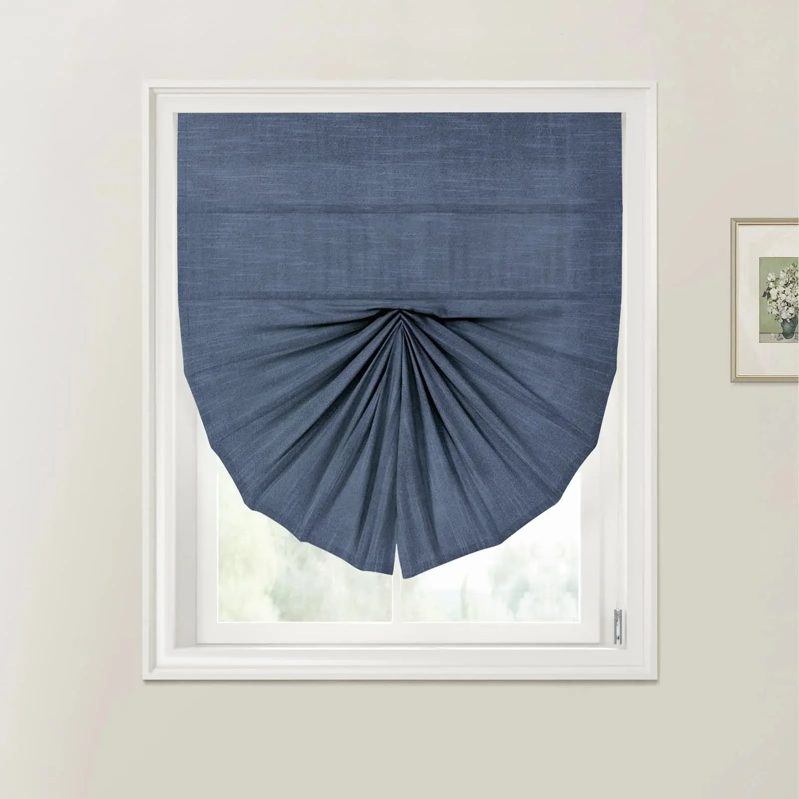 Custom Fan Roman Shades Cord Lift - Image 47