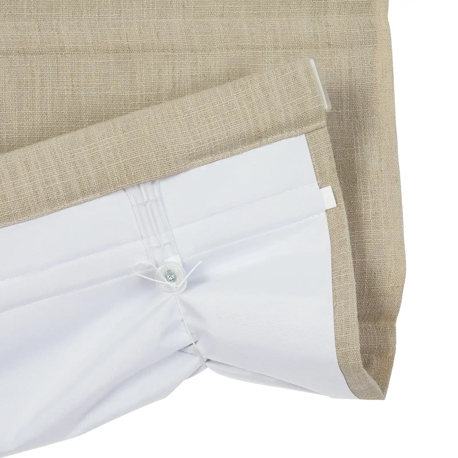 Custom Linen Roman Shade Cordless - Image 15