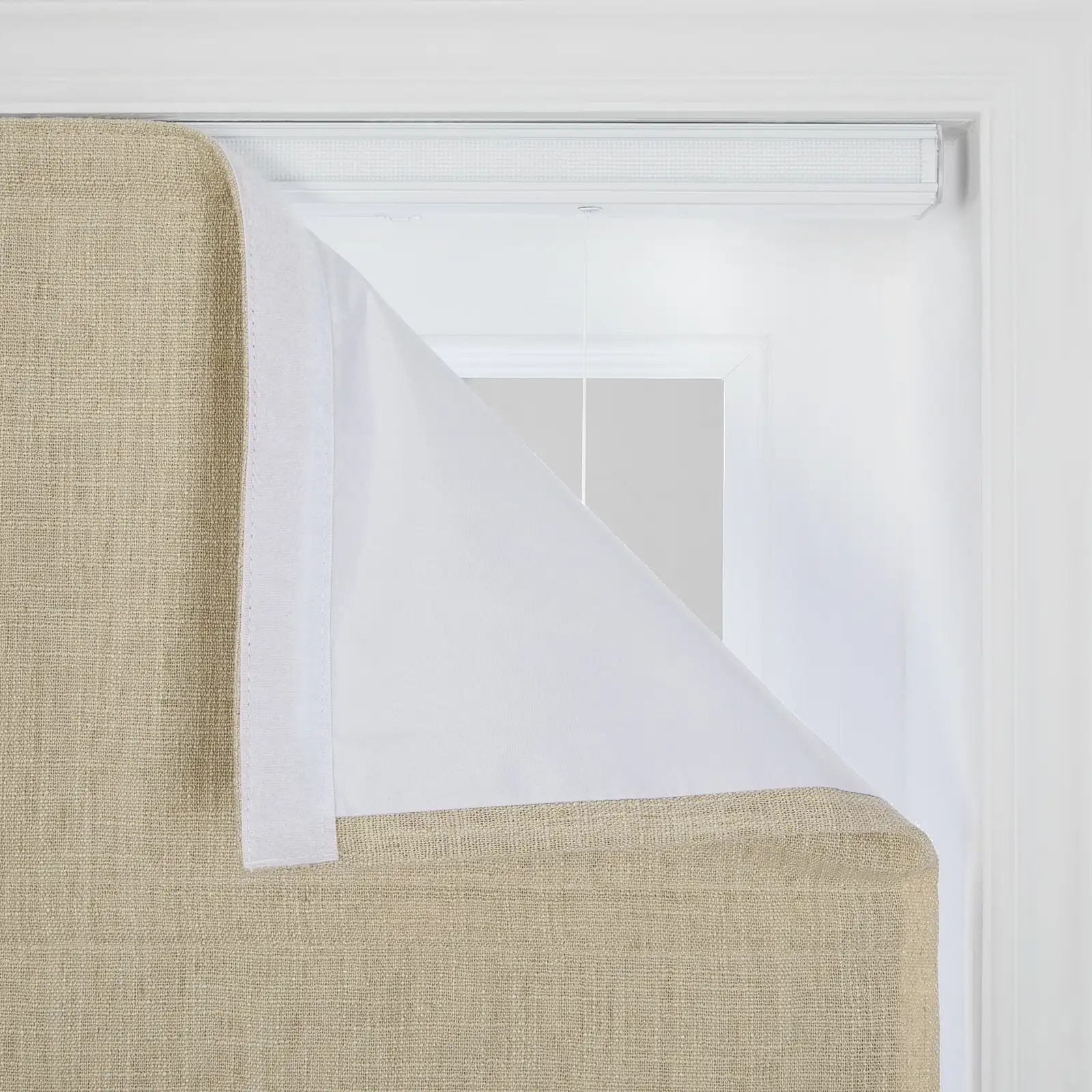 Custom Linen Roman Shade Cordless - Image 31