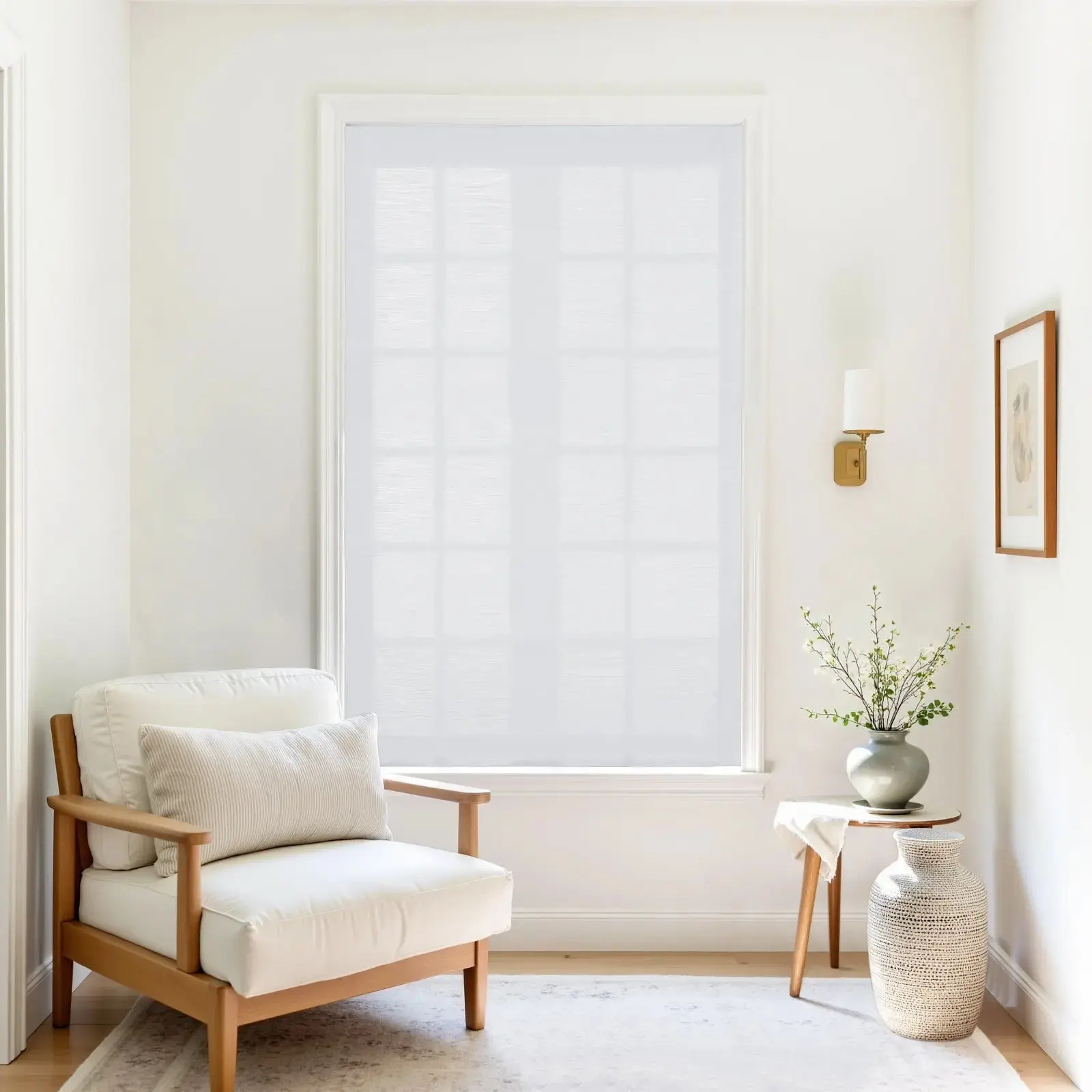 Custom Relaxed Roman Shades Cord Lift - Image 115