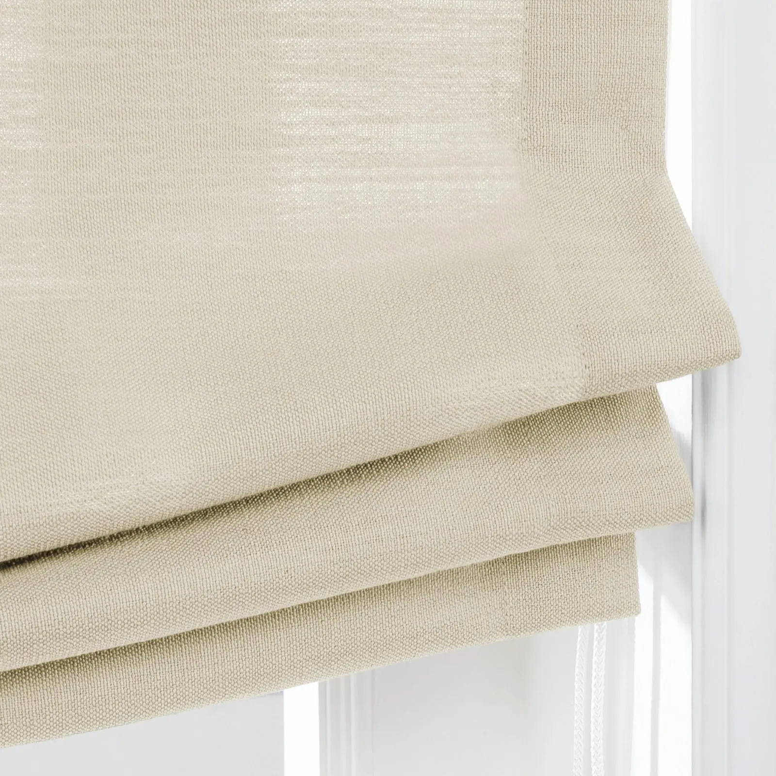 Custom Relaxed Roman Shades Cord Lift - Image 133