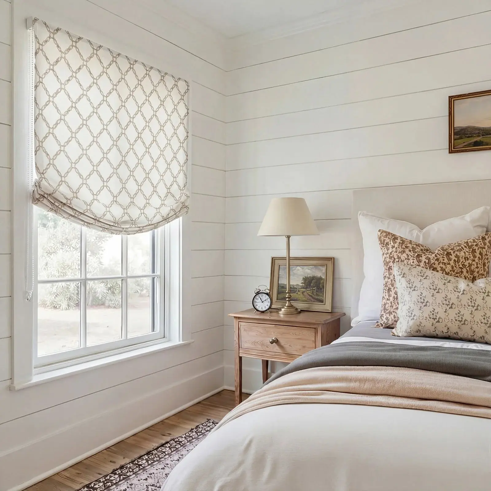 Custom Relaxed Roman Shades Cord Lift - Image 139