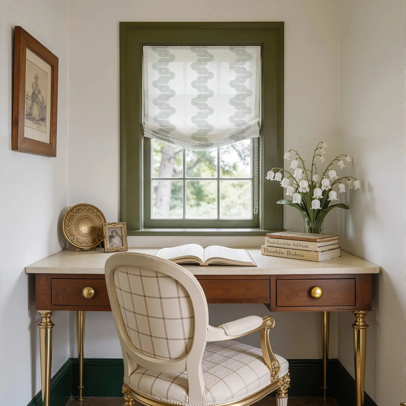Custom Relaxed Roman Shades Cord Lift - Image 141