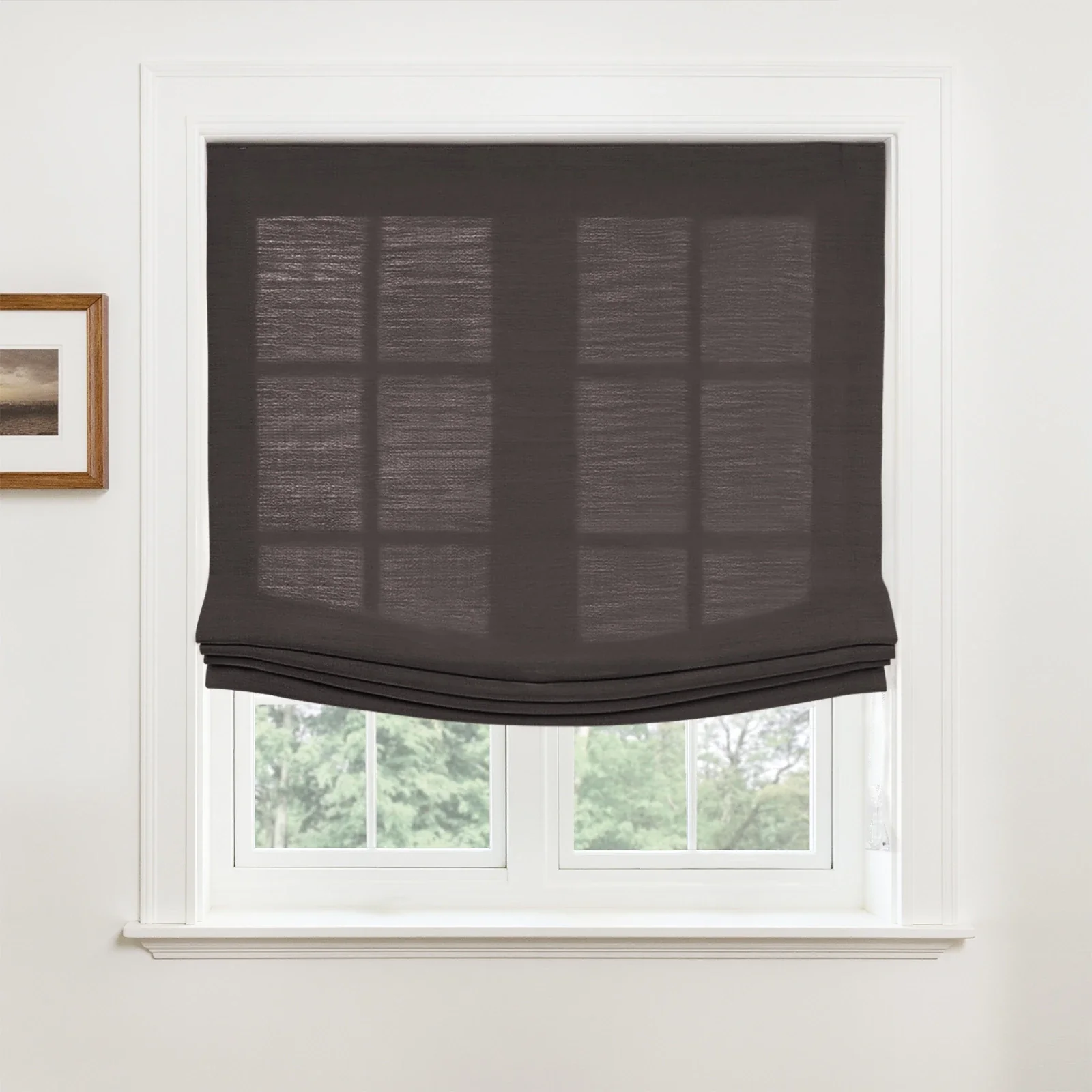 Custom Relaxed Roman Shades Cord Lift - Image 53
