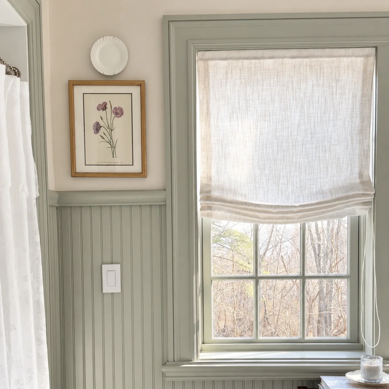 Custom Relaxed Roman Shades Cord Lift - Image 83