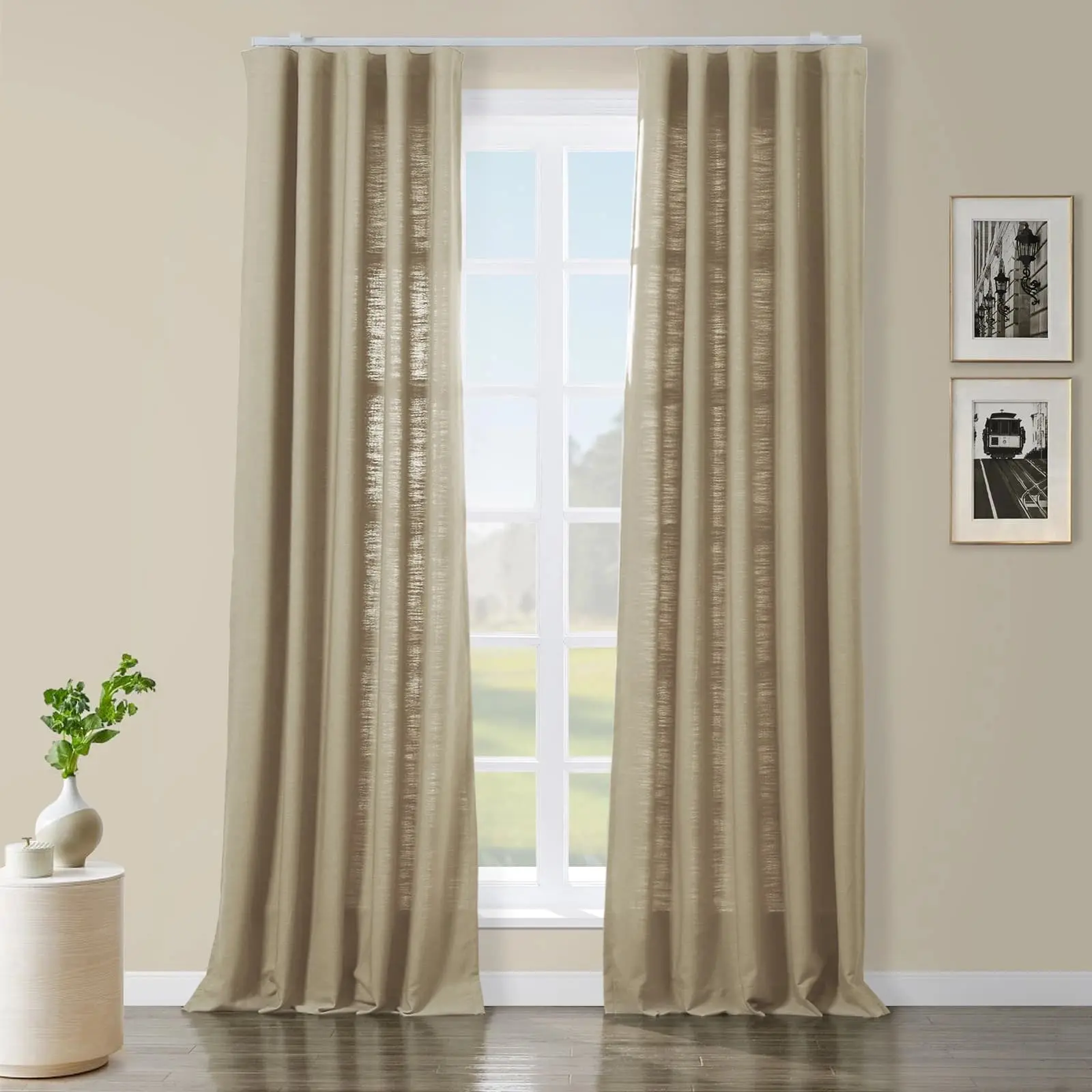 Custom Ripple Fold Drapery with Lora Track - Image 12
