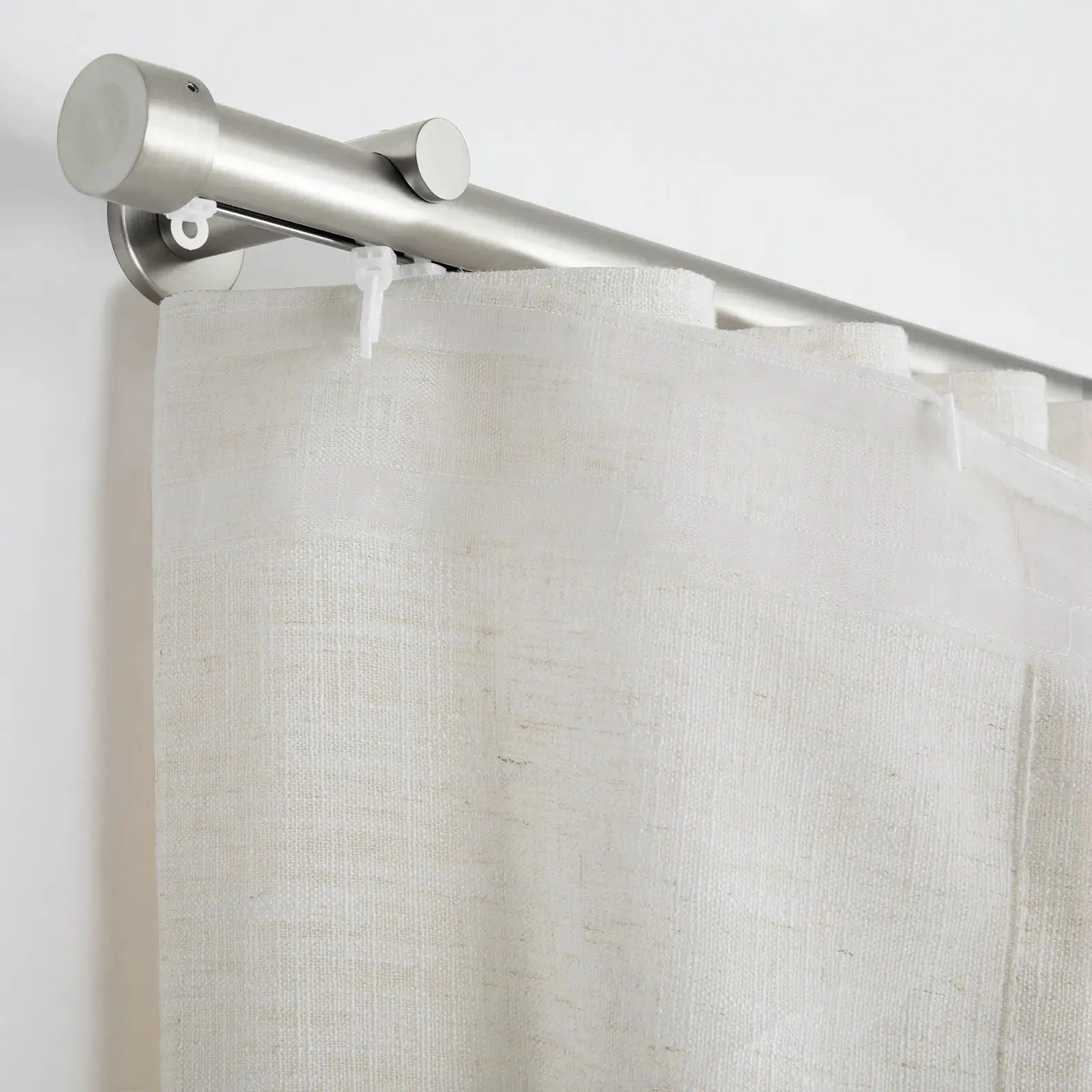 Custom Ripple Fold Drapery with Track - Image 7